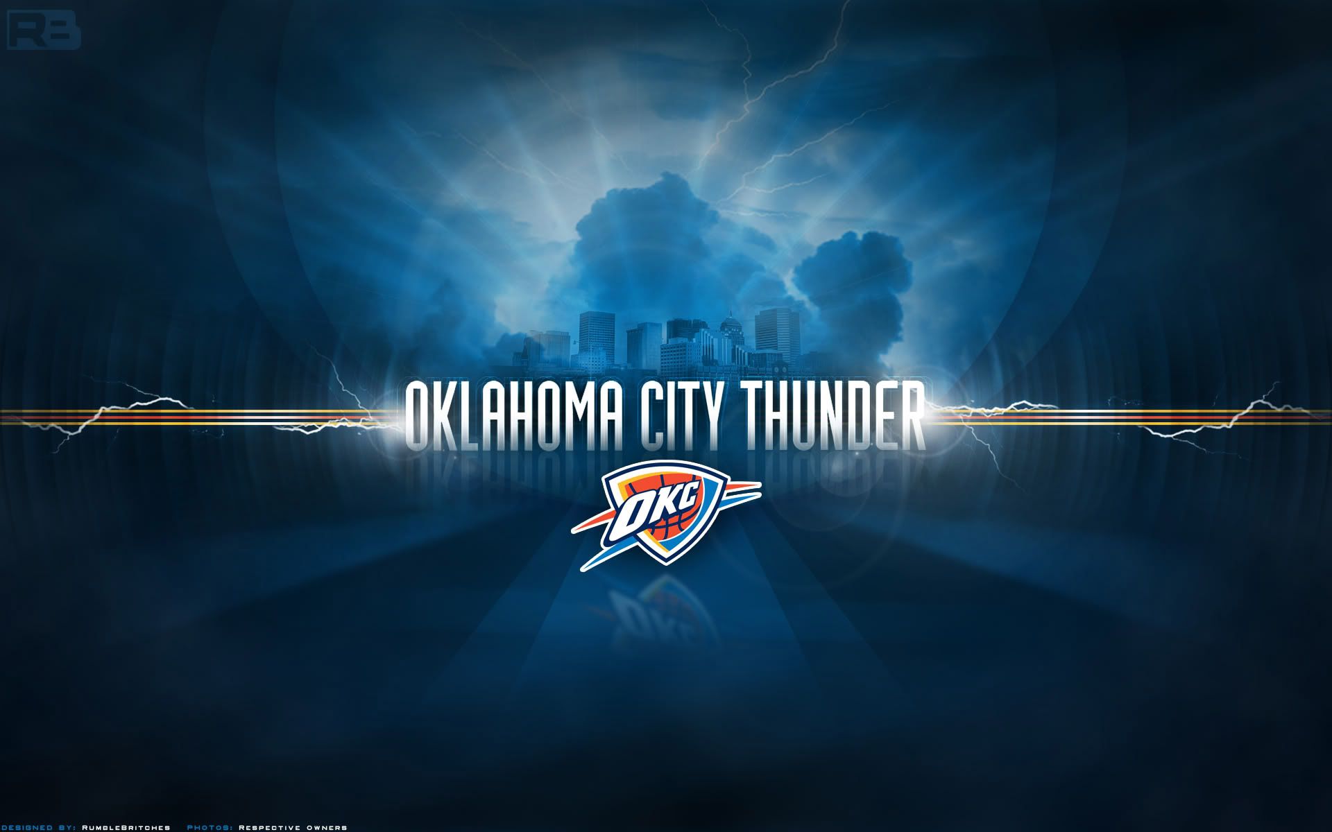 Logo Oklahoma City Thunder, 1920x1200 Full HD+ WUXGA, Desktop
