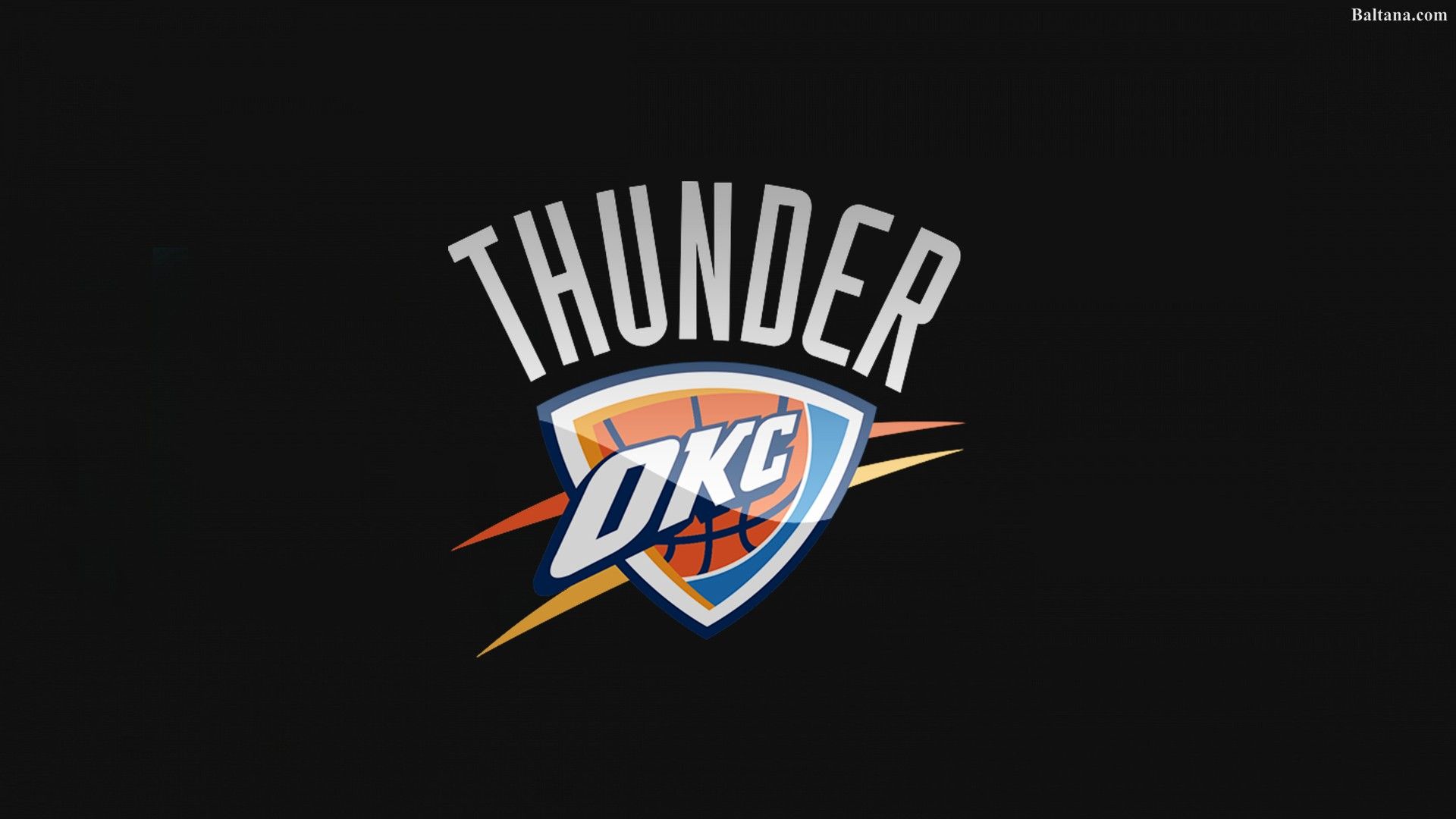 Logo OKC Thunder, 1920x1080 Full HD, Laptop