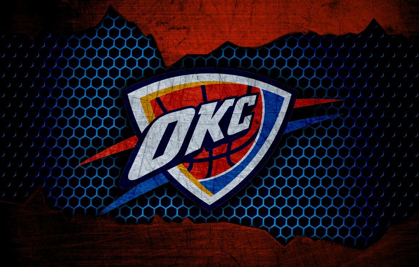 Logo OKC Thunder basket, 1332x850 HD, HP Laptop