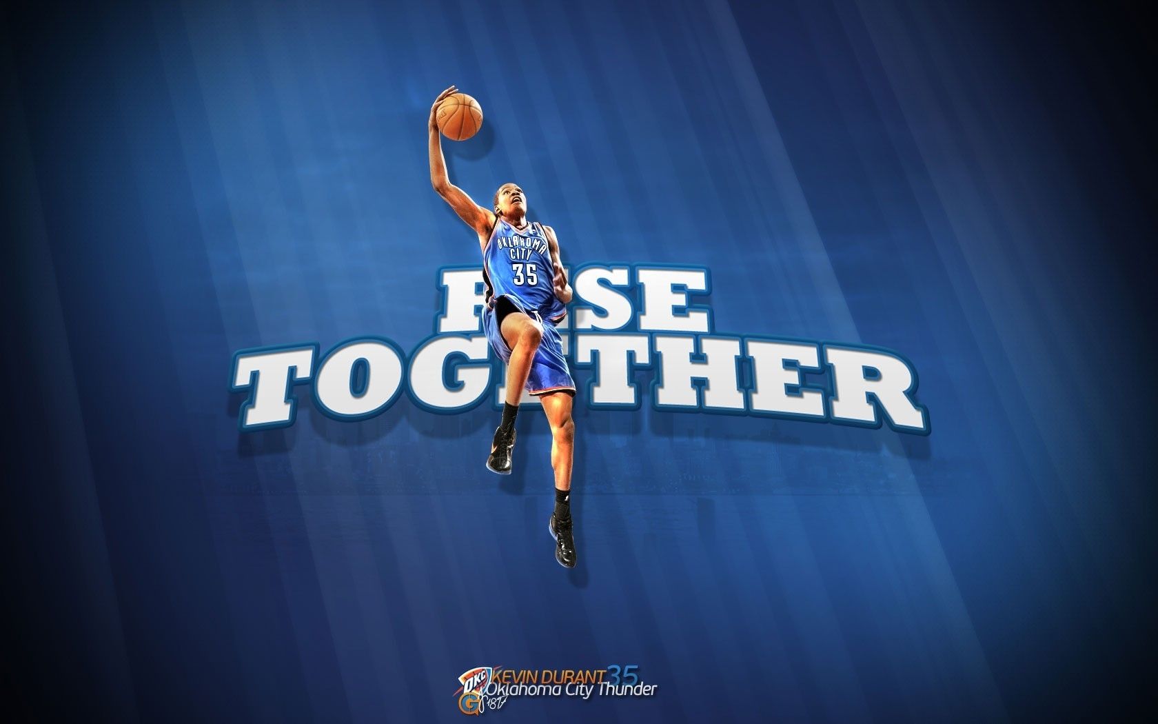 Giocatore NBA Oklahoma City Thunder, basket americano, 1680x1050 HD, Desktop