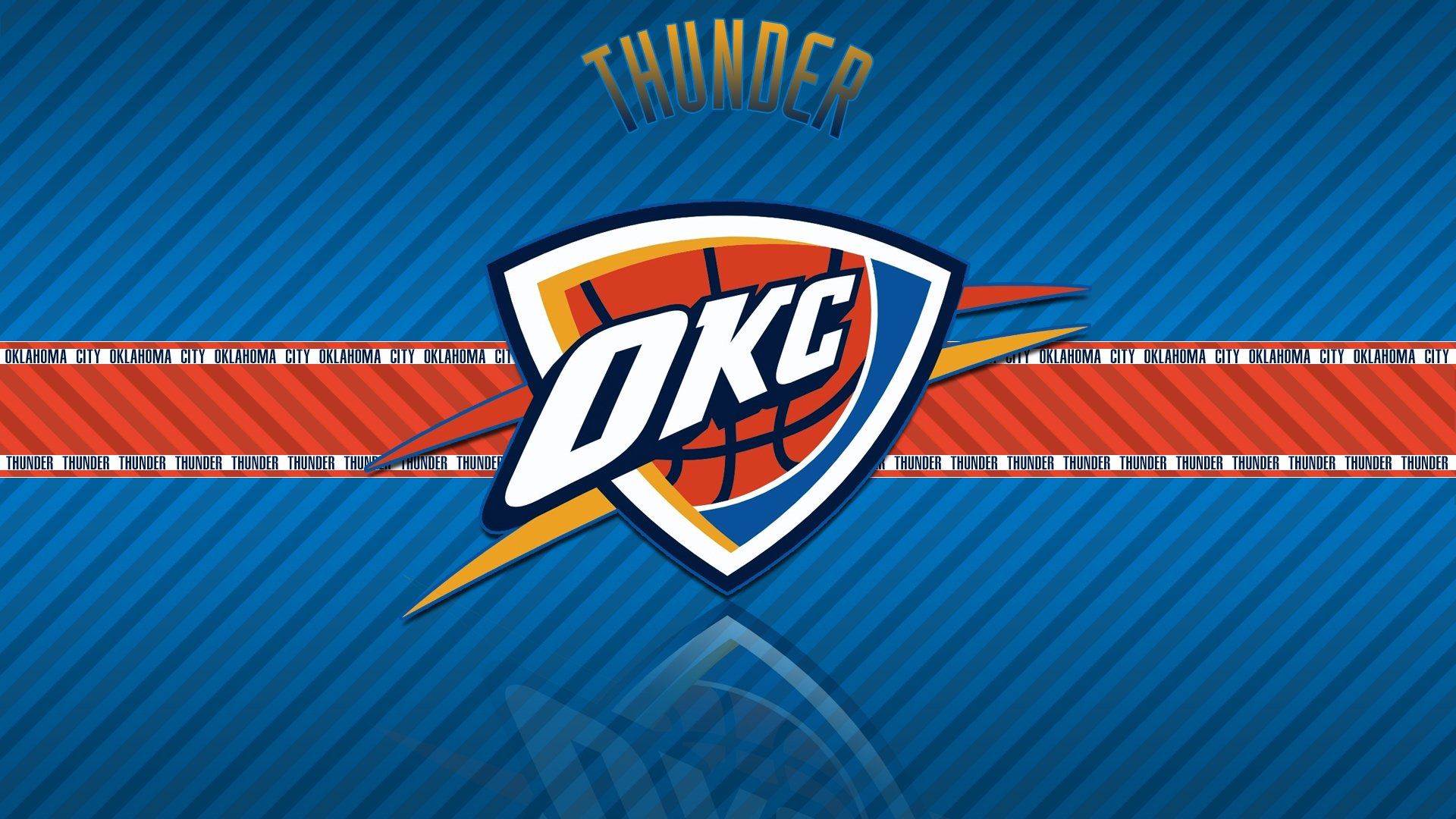 Logo OKC Thunder, 1920x1080 1080p, Laptop