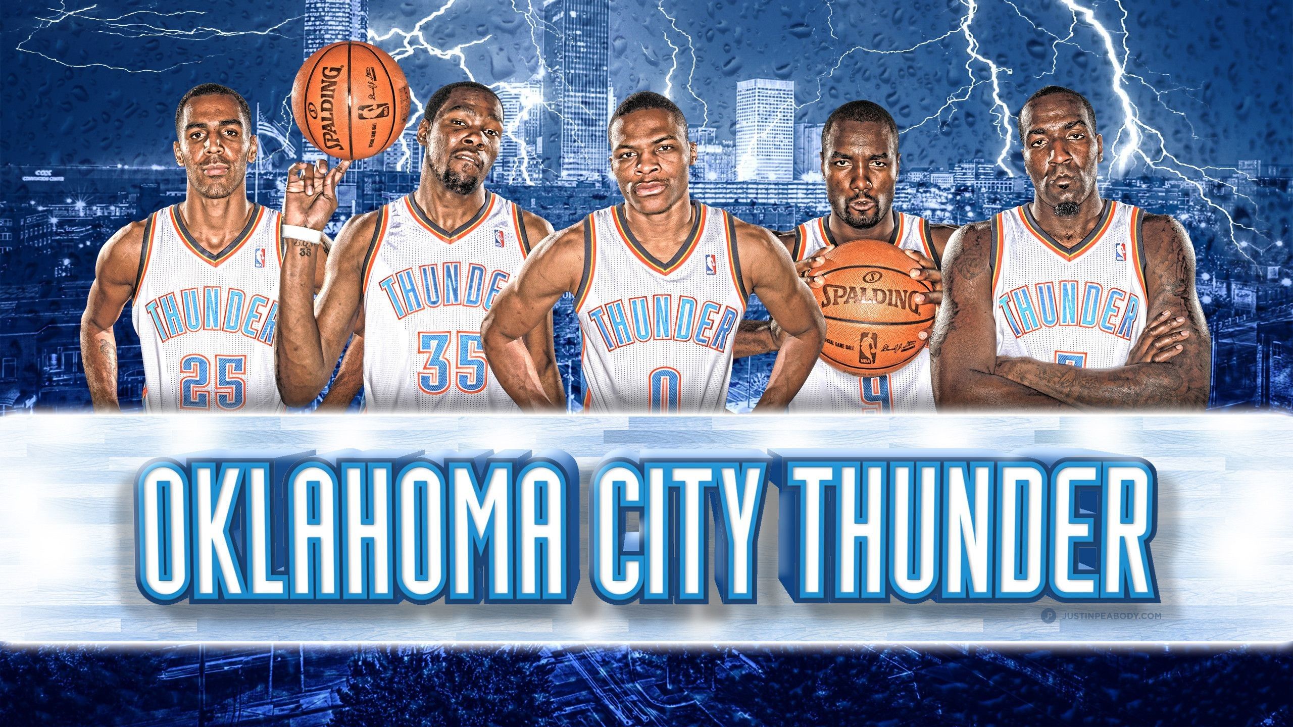 Giocatori Oklahoma City Thunder, 2560x1440 QHD, Laptop