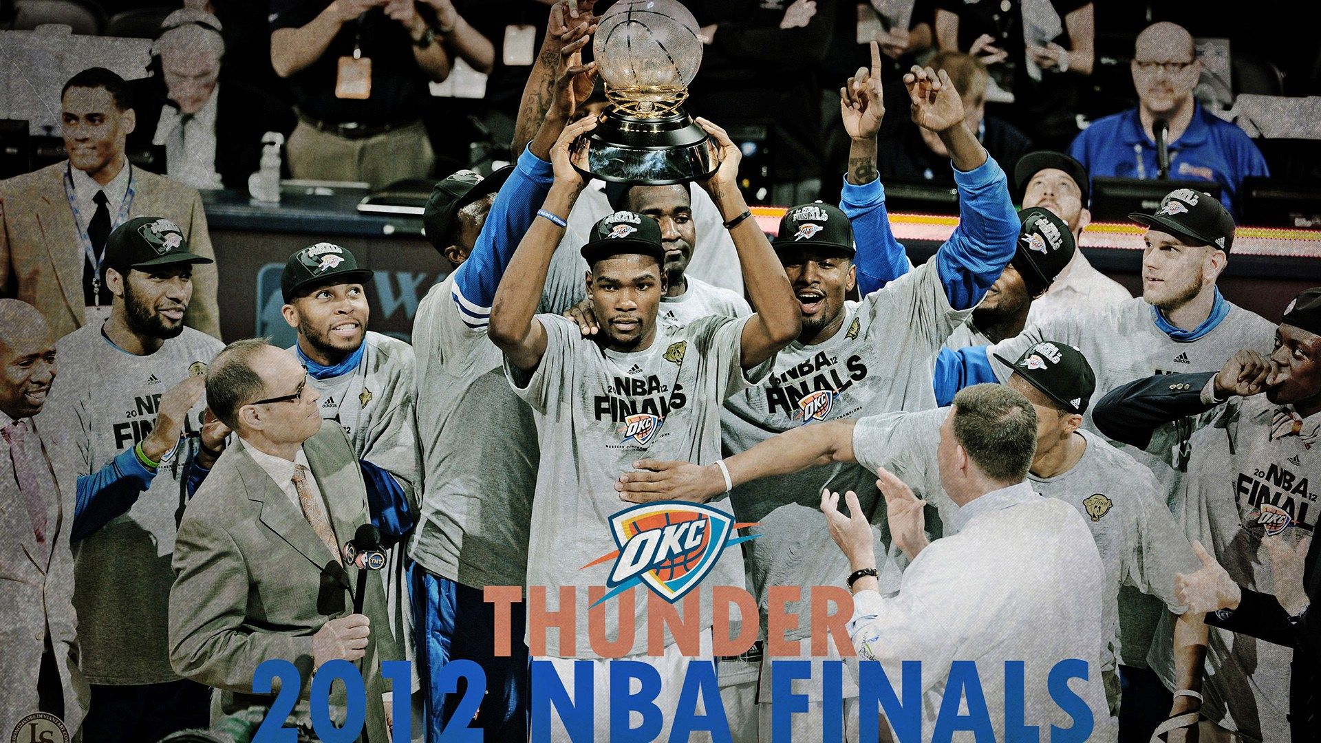 OKC Thunder trofeo NBA Finals, 1920x1080 1080p, Desktop