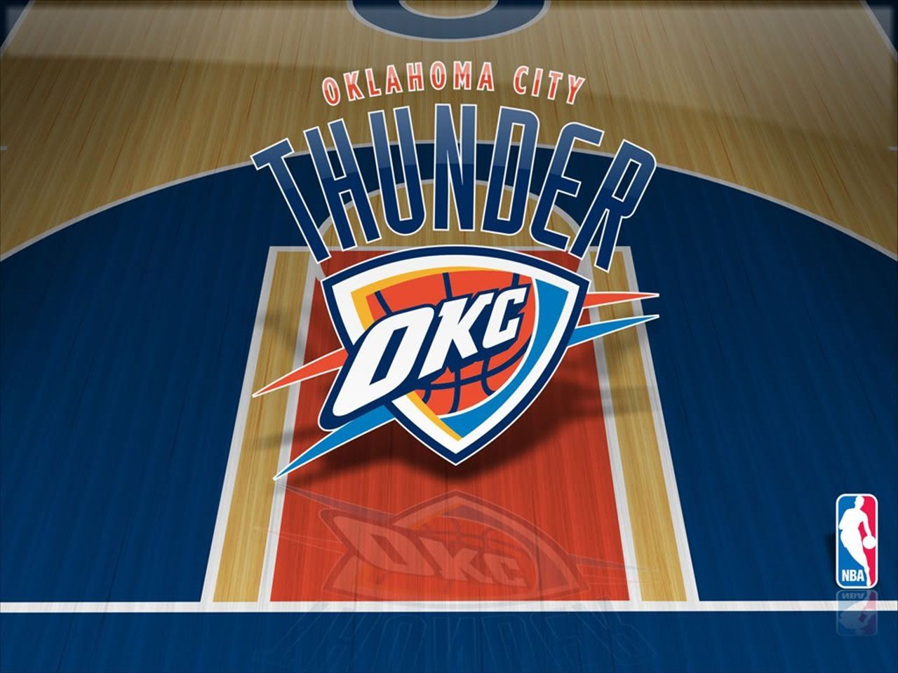 Logo Oklahoma City Thunder OKC, 1280x960 HD, Desktop