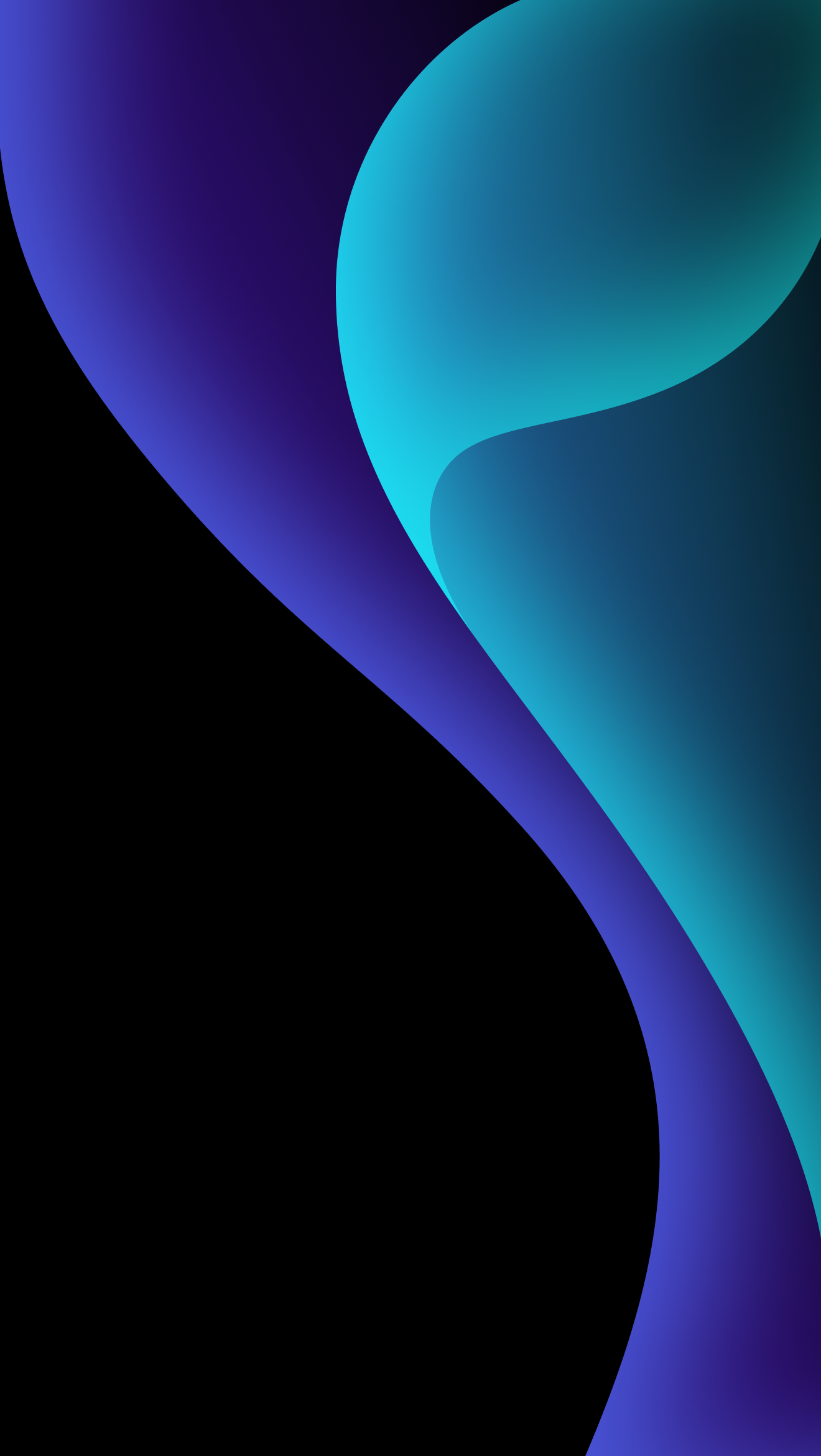 Onda astratta blu e ciano, 1320x2340 Verticale, Mobile