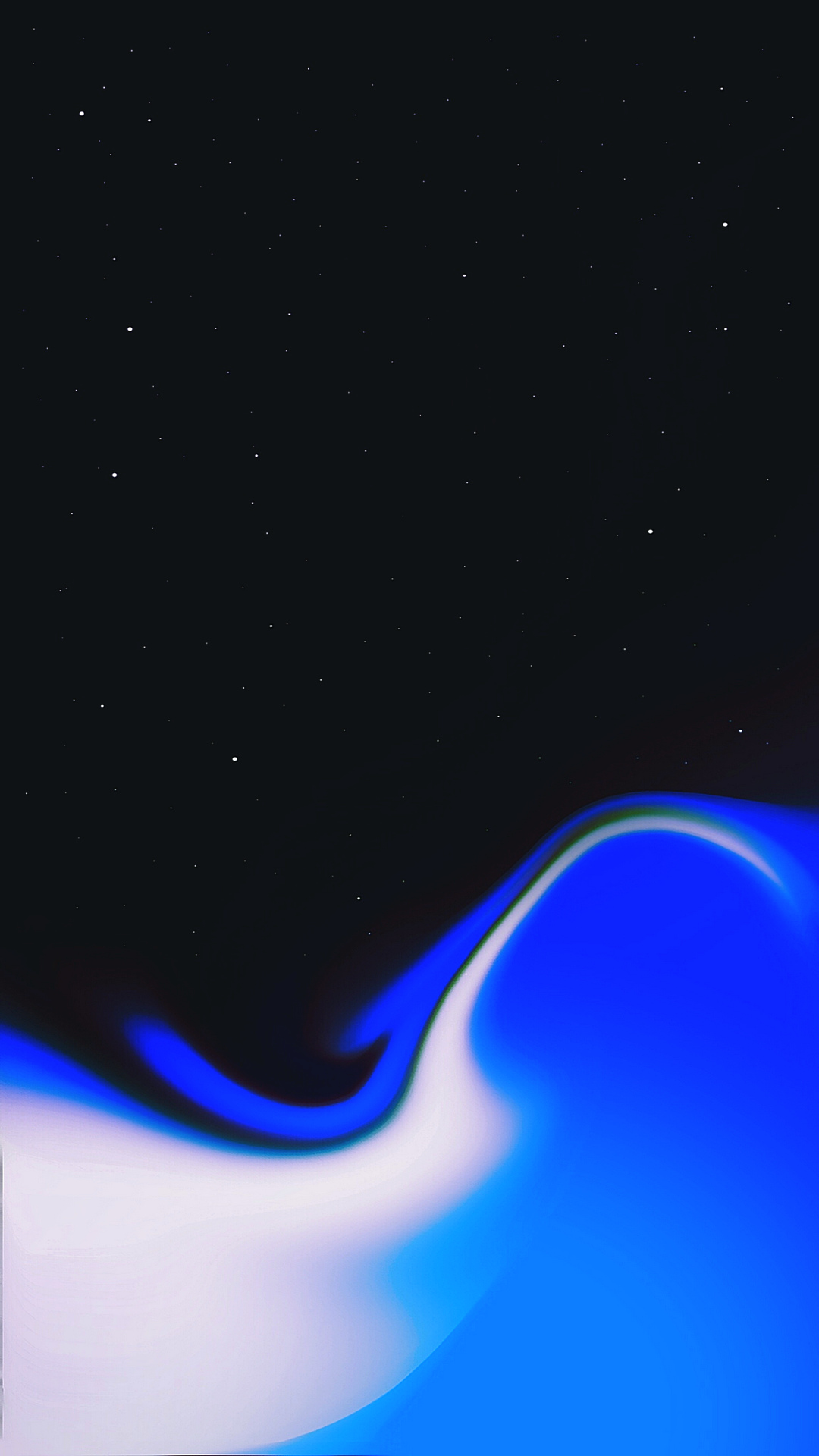 Onda astratta blu nero, 1080x1920 Full HD Verticale, iPhone