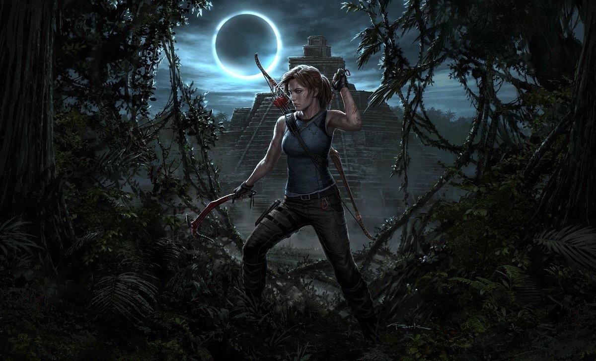 Lara Croft giungla notturna, 1200x726 HD, ROG Asus Laptop