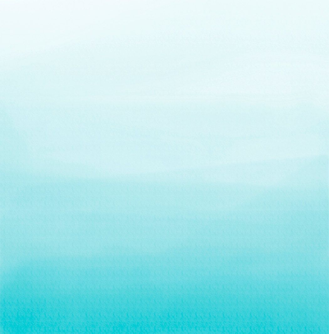 Acquerello ombré blu turchese, 1050x1066 Full HD Verticale, iPhone
