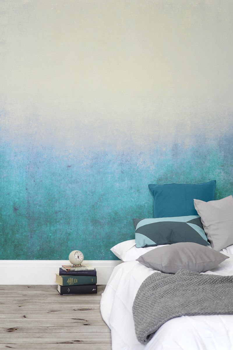 Camera da letto muro ombré blu, 800x1200 Full HD Verticale, Realme