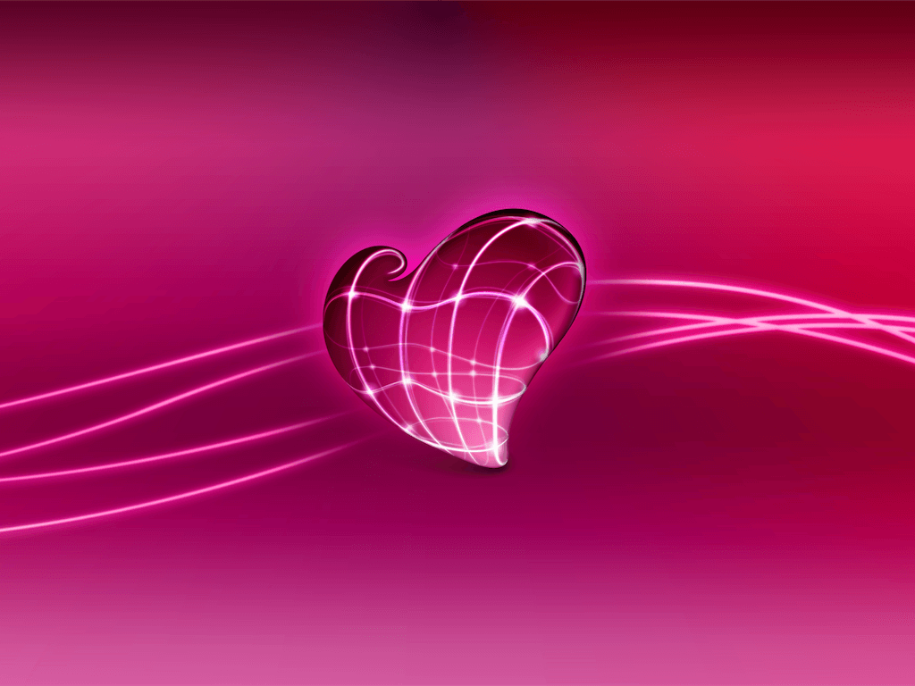 Cuori rosa ombré pattern, 2732x2048 2K, Monitor Gaming