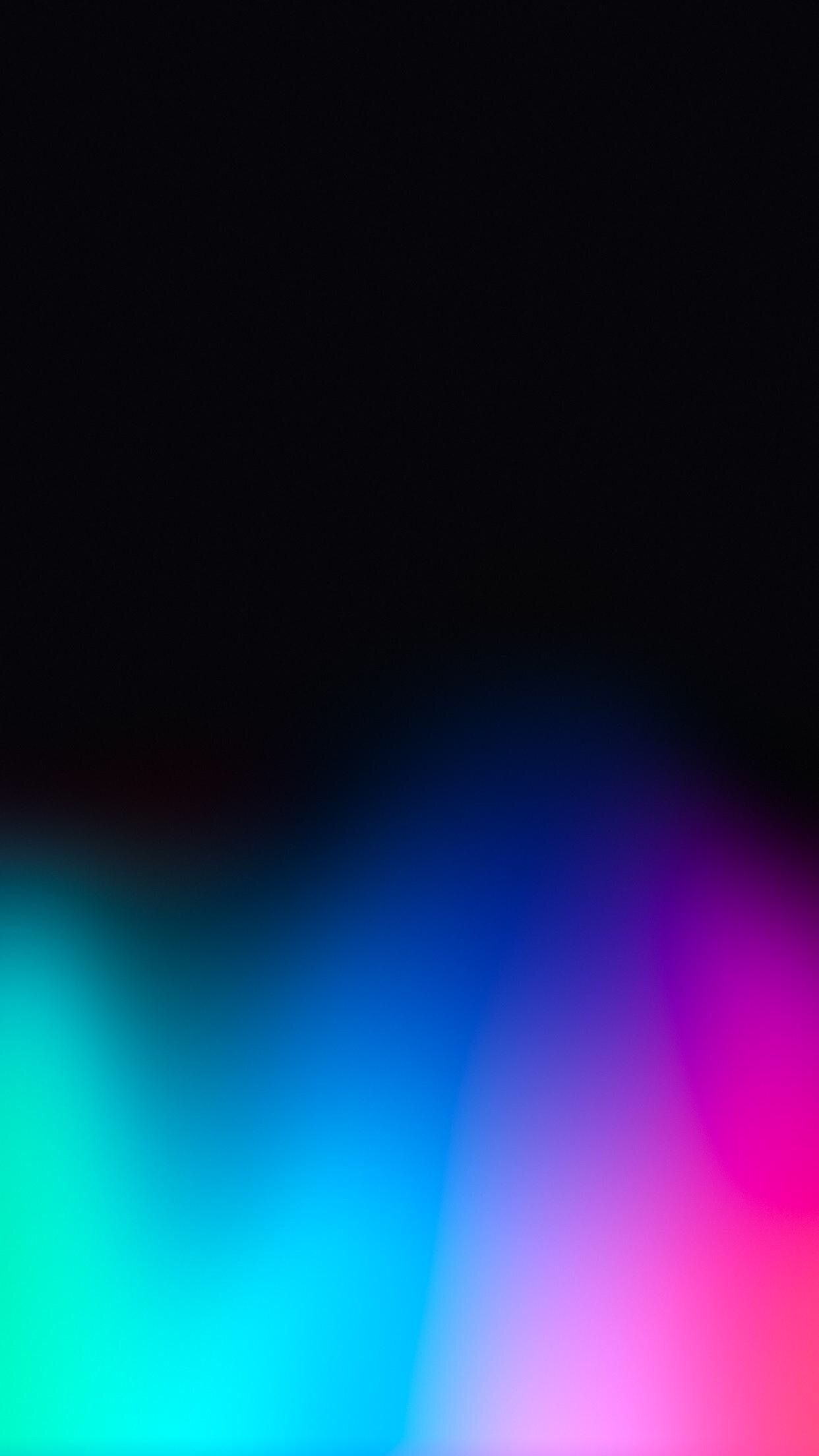 Gradiente ombré nero viola, 3375x7308 Verticale, Mobile