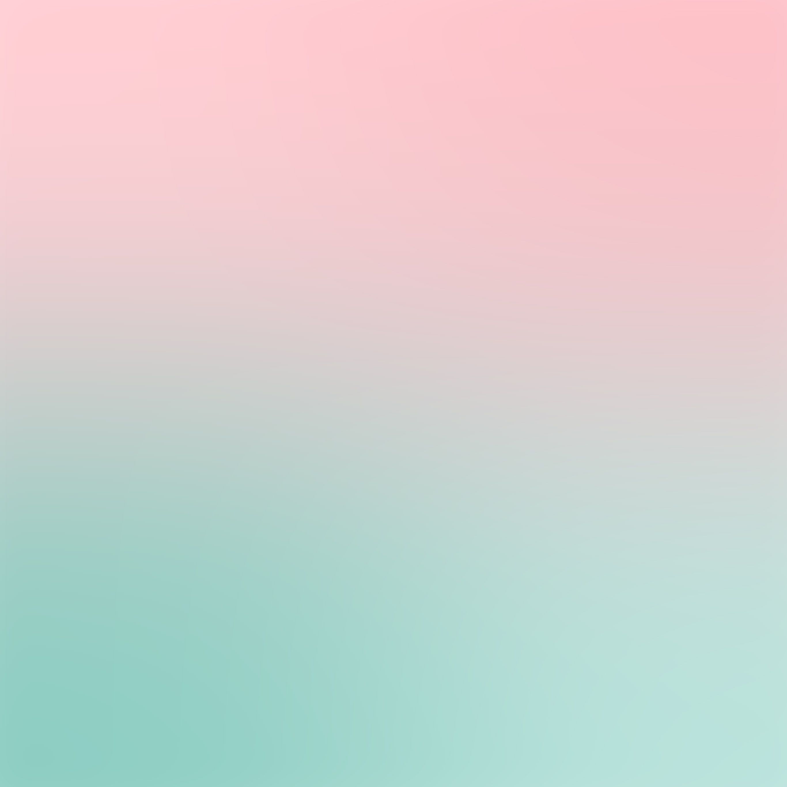 Sfumatura ombré rosa e verde acqua, 2732x2732 2K+, iPad Pro