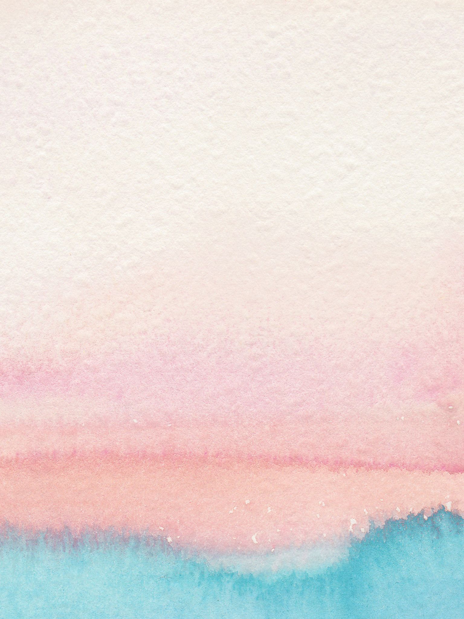 Acquerello rosa pesca e turchese, 1536x2048 Verticale, Mobile