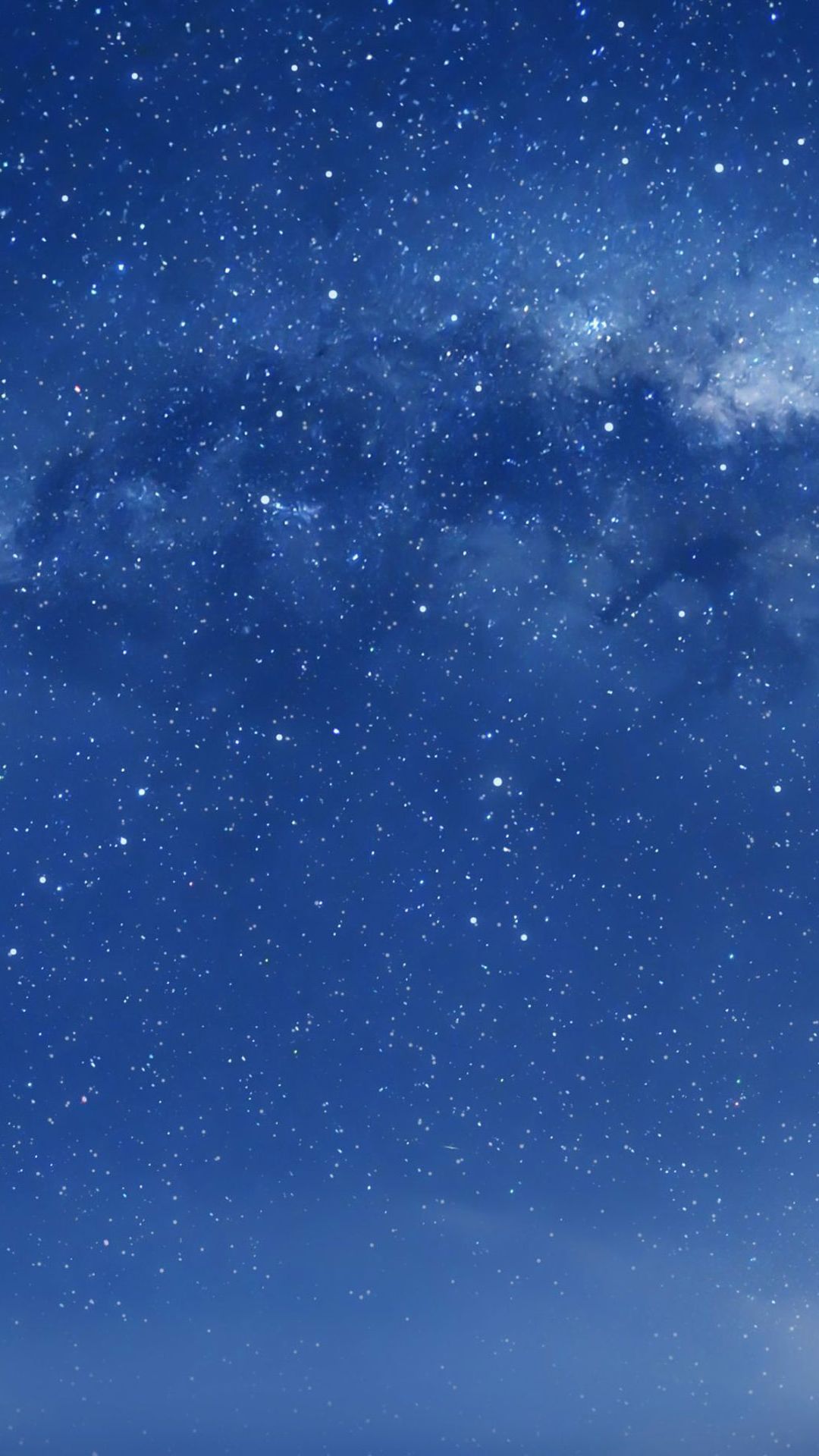 Cielo stellato blu notte, 1080x1920 Full HD Verticale, iPhone Pro