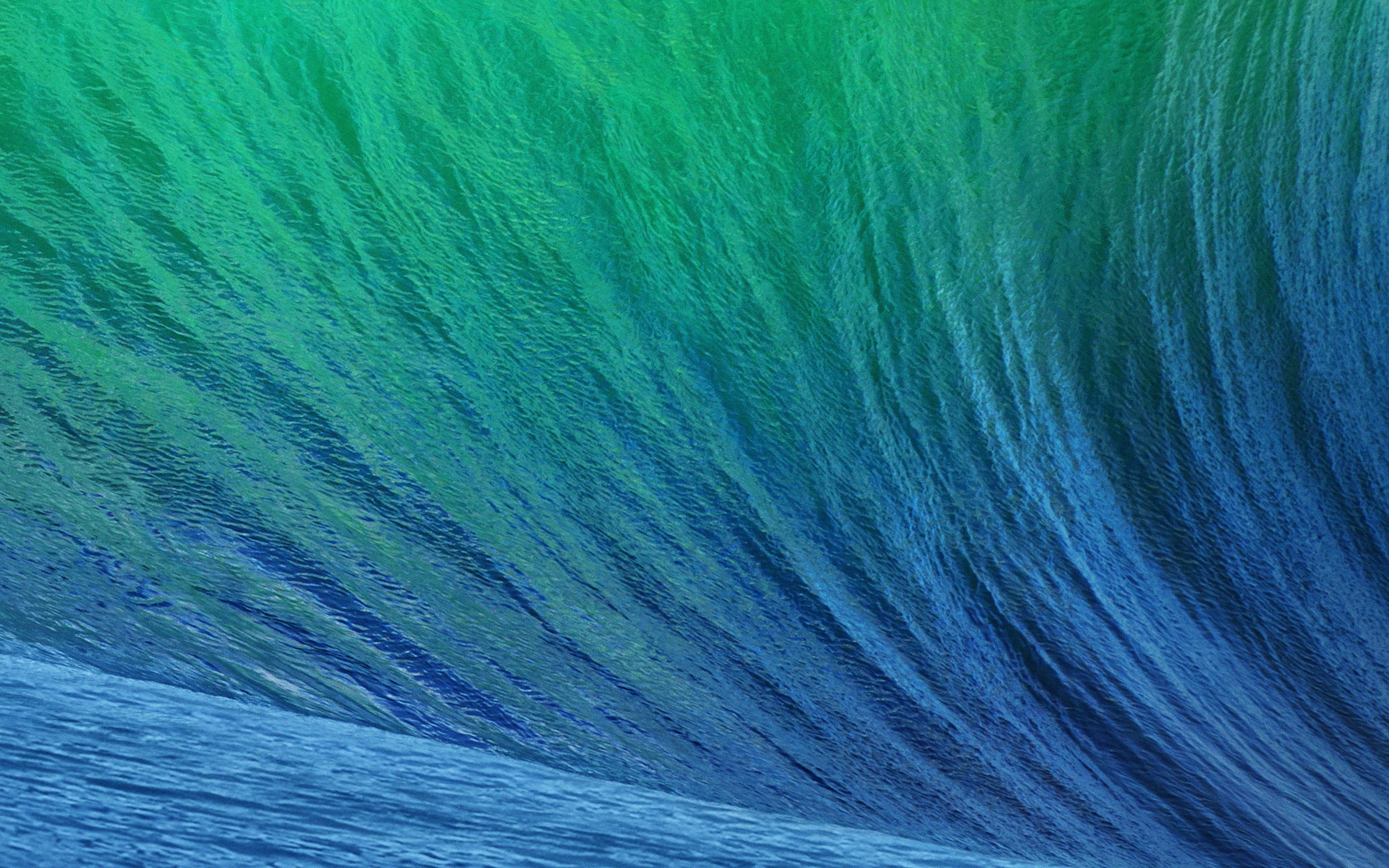Onda oceano verde blu, 3840x2400 UHD, PC 4K