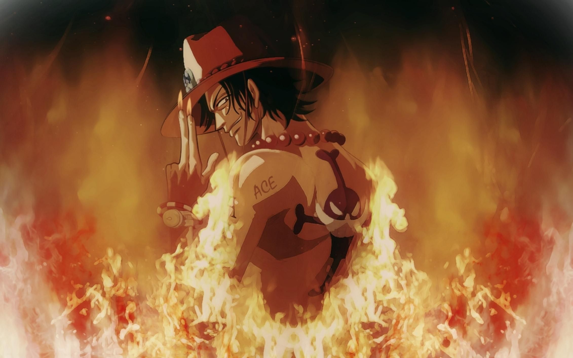 Portgas D. Ace tra le fiamme, 2262x1414 2K, PC