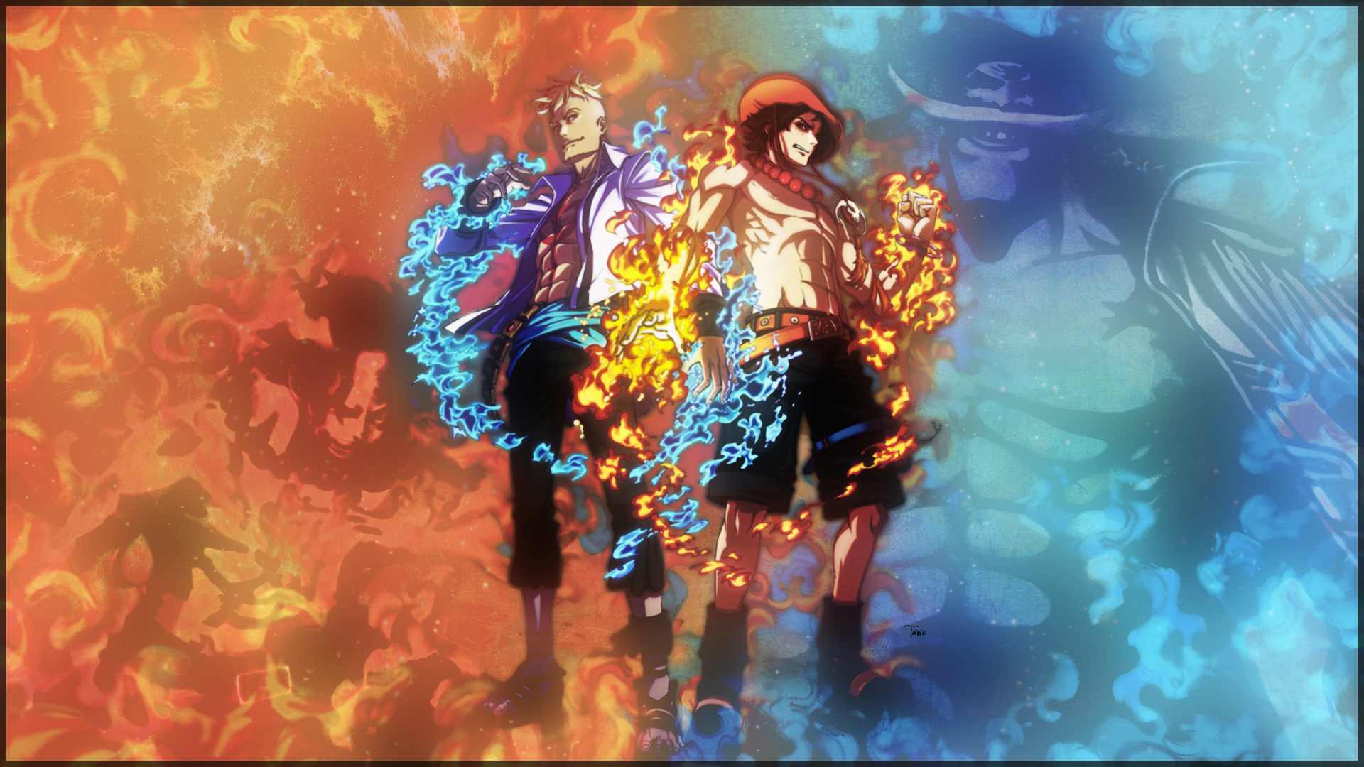 Ace e Sabo One Piece, 1920x1080 Full HD, Desktop