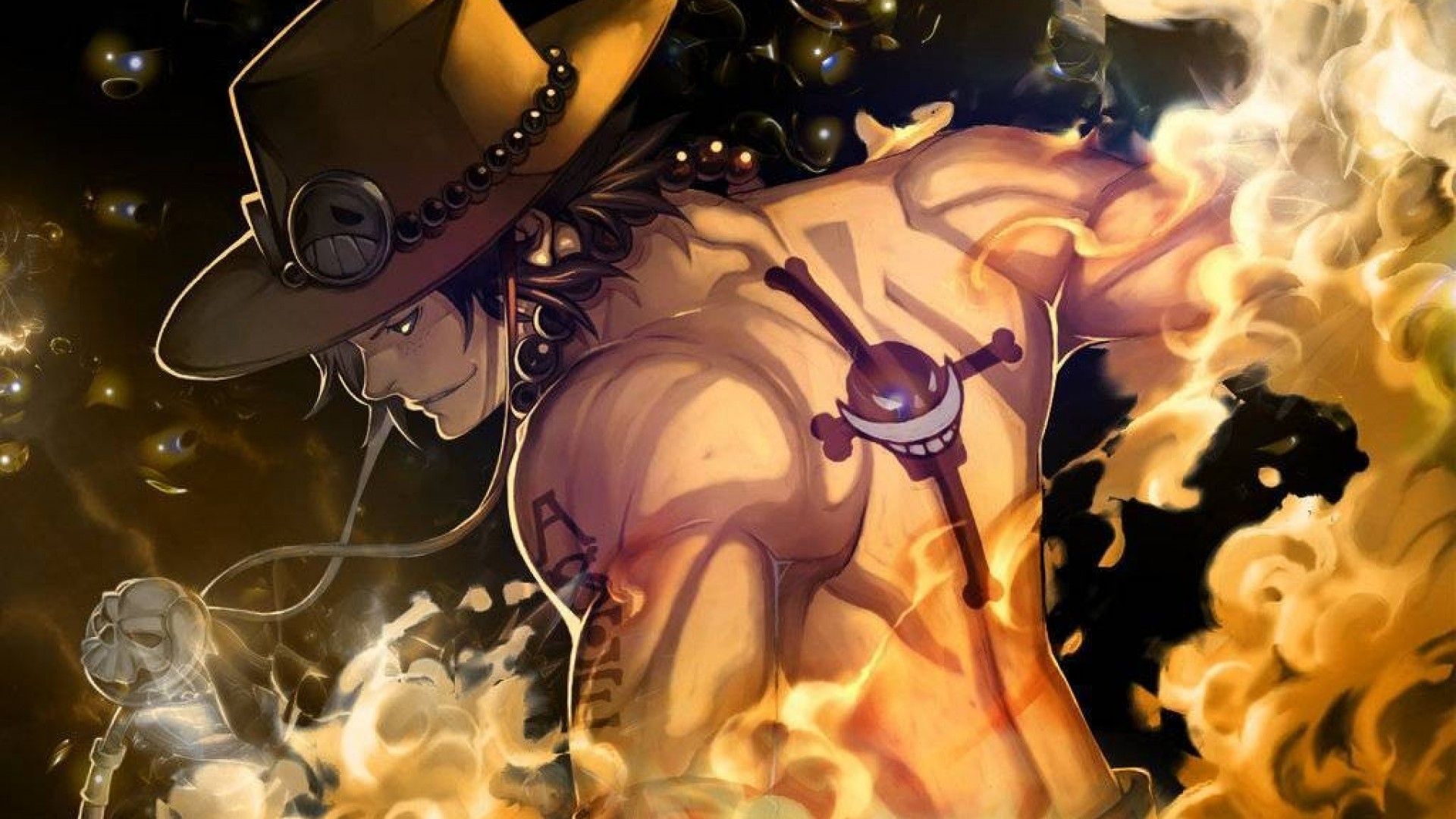 Portgas D Ace, One Piece, 1920x1080 Full HD, Laptop