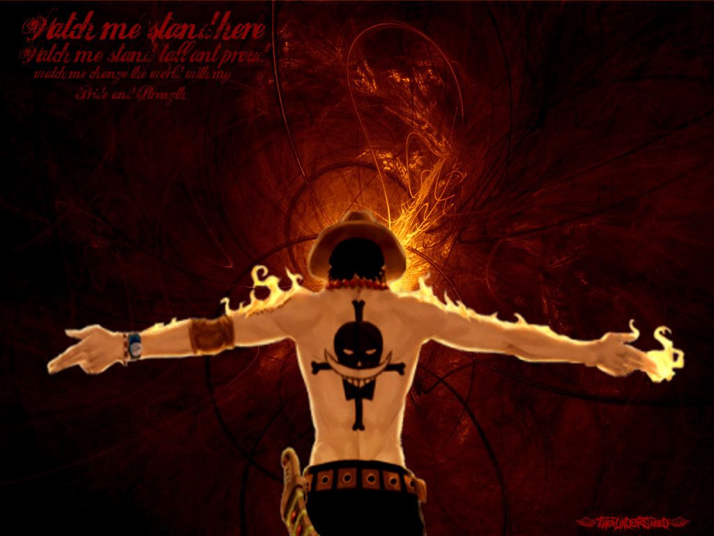 Portgas D. Ace, One Piece, 1024x768 HD, Desktop