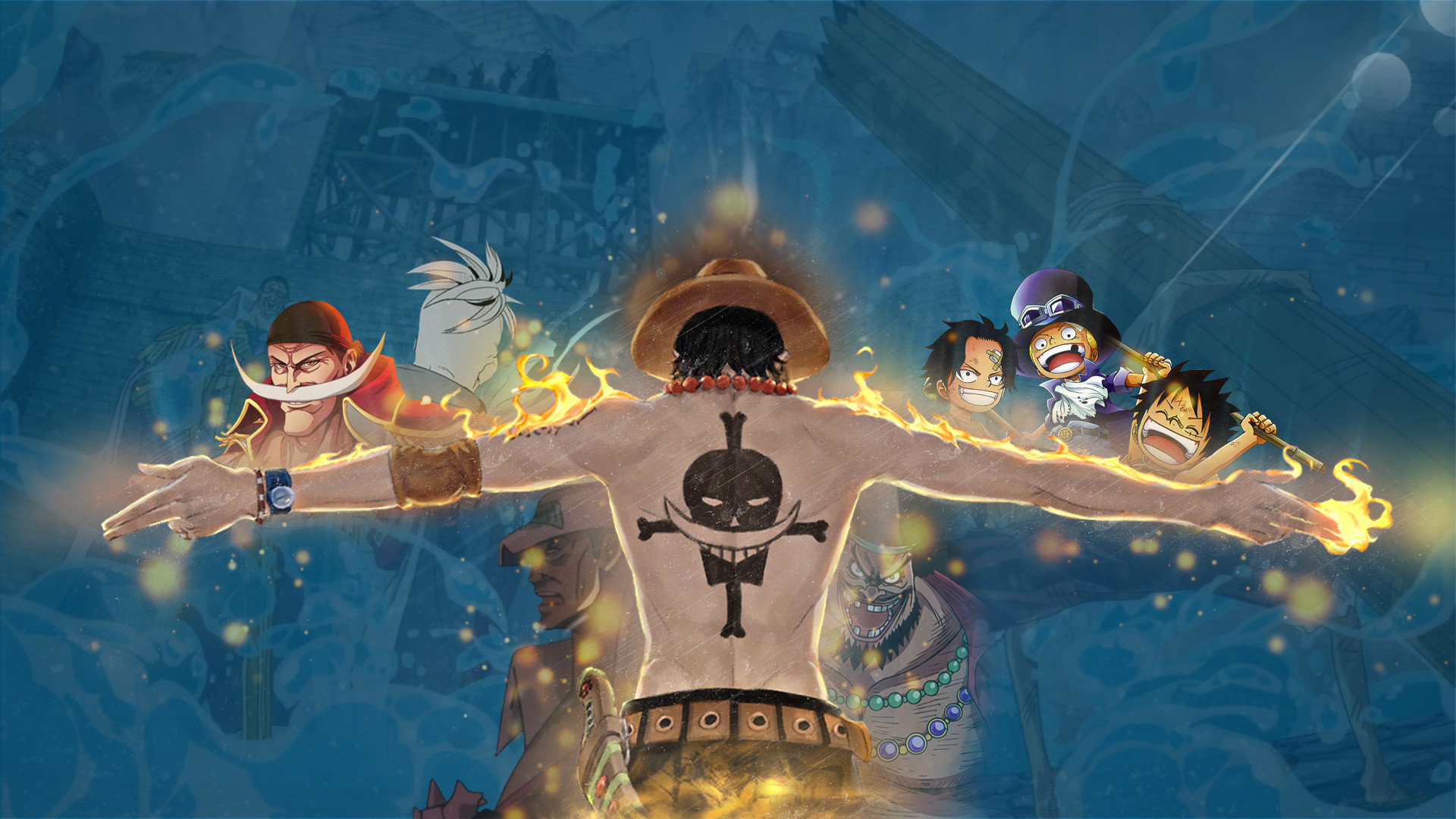 Portgas D. Ace, One Piece, 1920x1080 Full HD 1080p, PC Desktop
