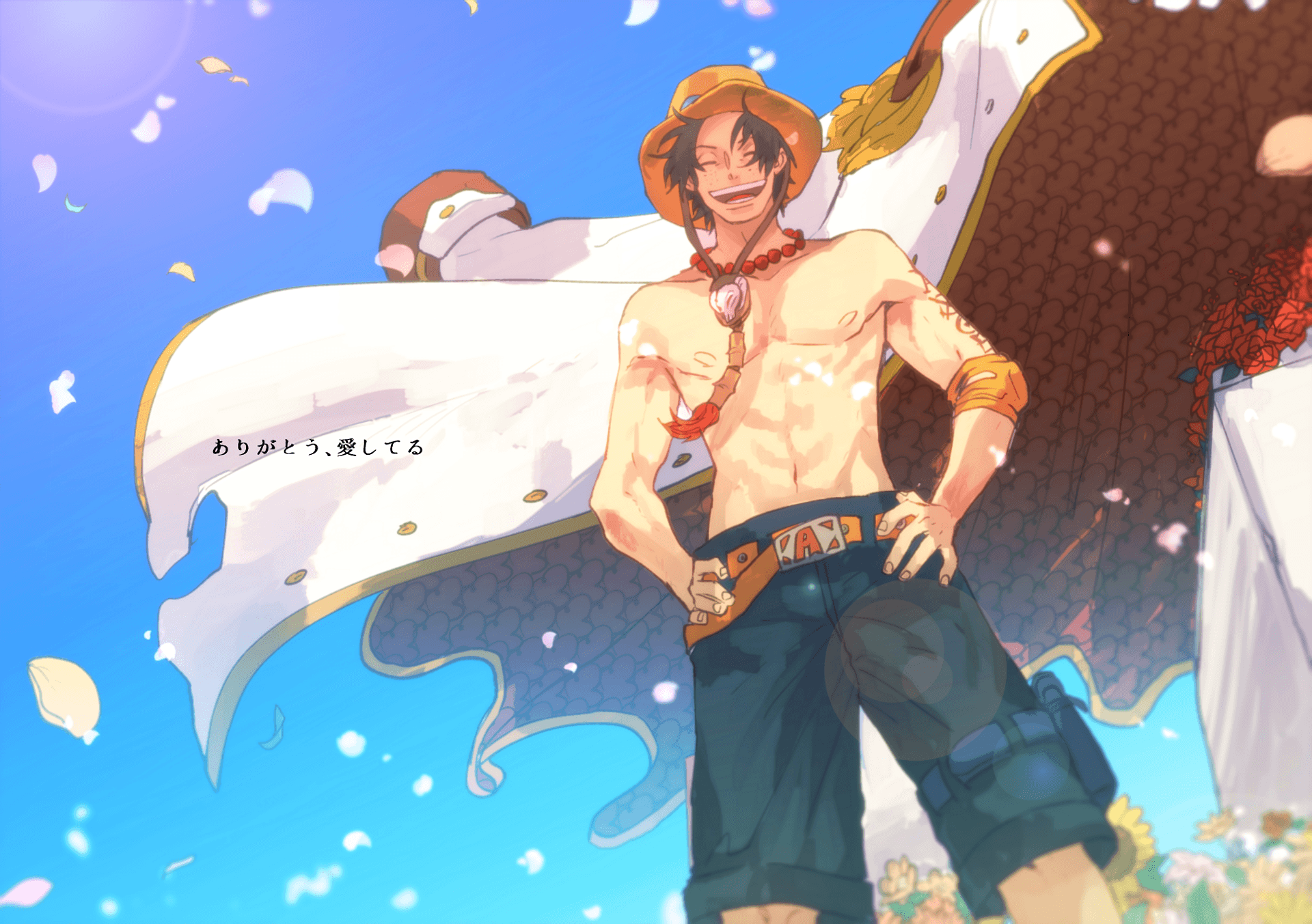 Portgas D. Ace, One Piece anime, anime pirati, 1920x1353 WUXGA, Desktop