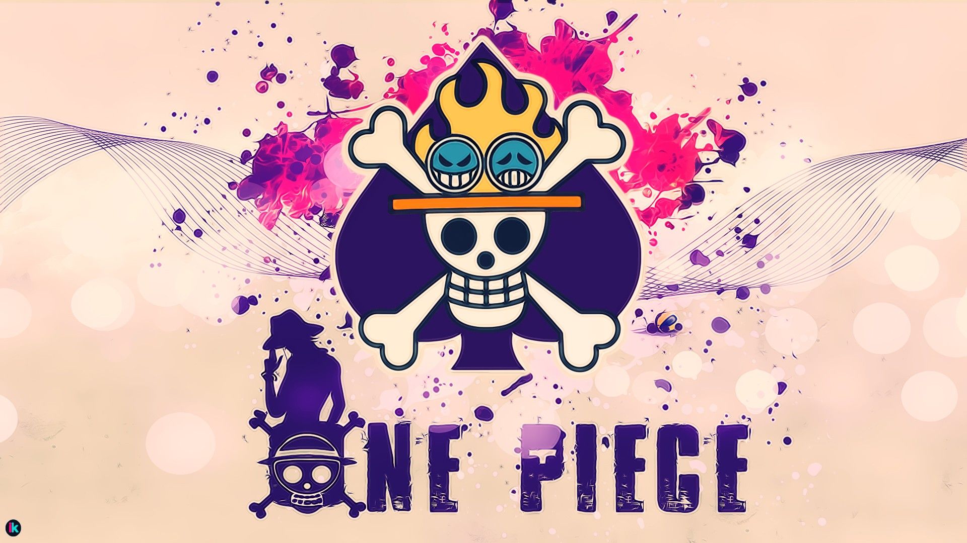 Teschio pirata Ace One Piece, 1920x1080 Full HD 1080p, Desktop