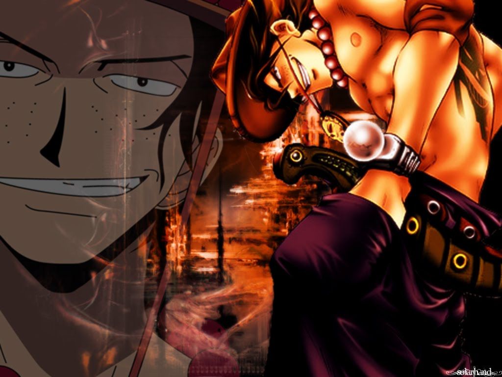 Portgas D. Ace, One Piece, 1024x768 HD, Desktop