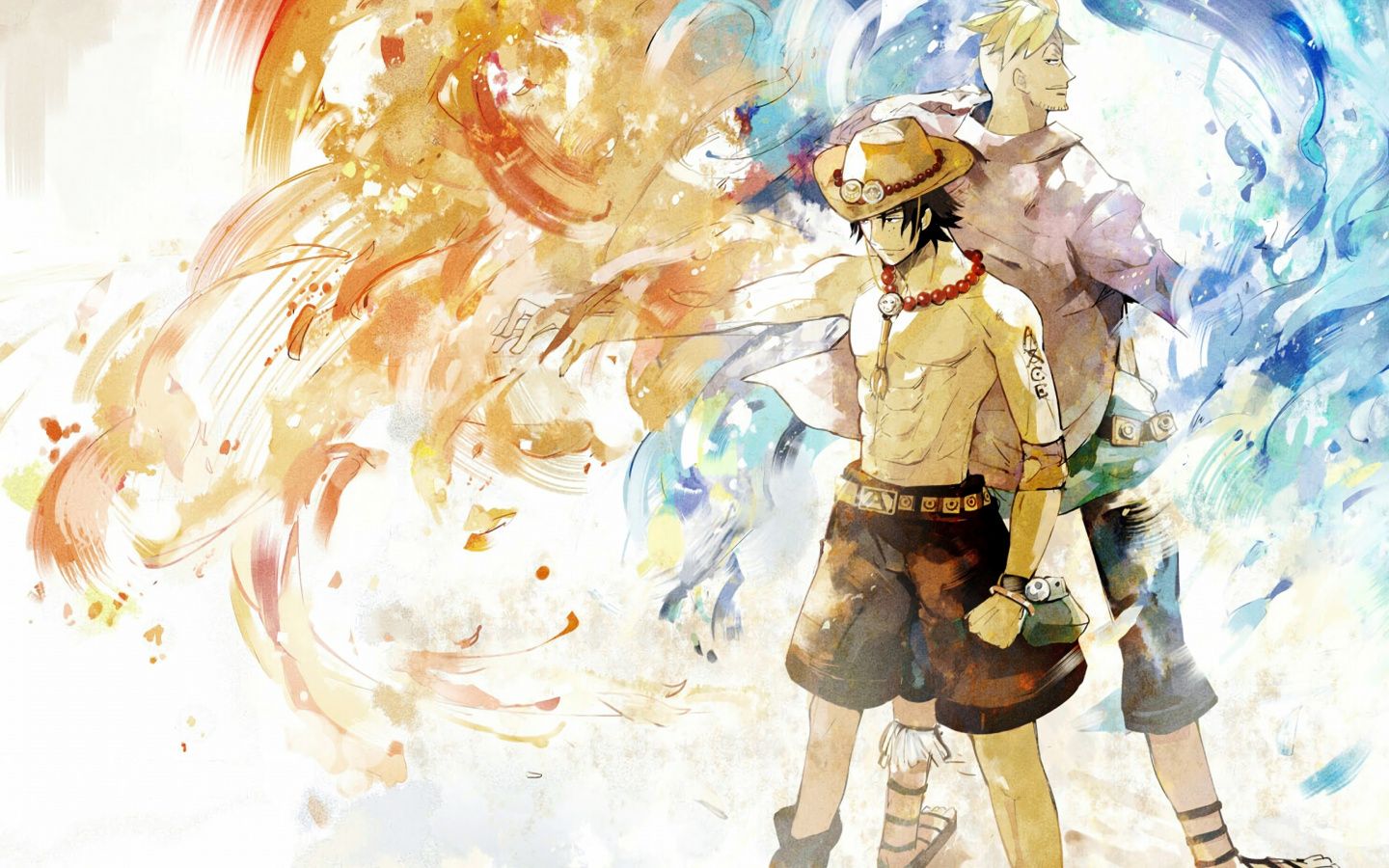 Ace e Marco, One Piece, 1440x900 720p, MacBook Air