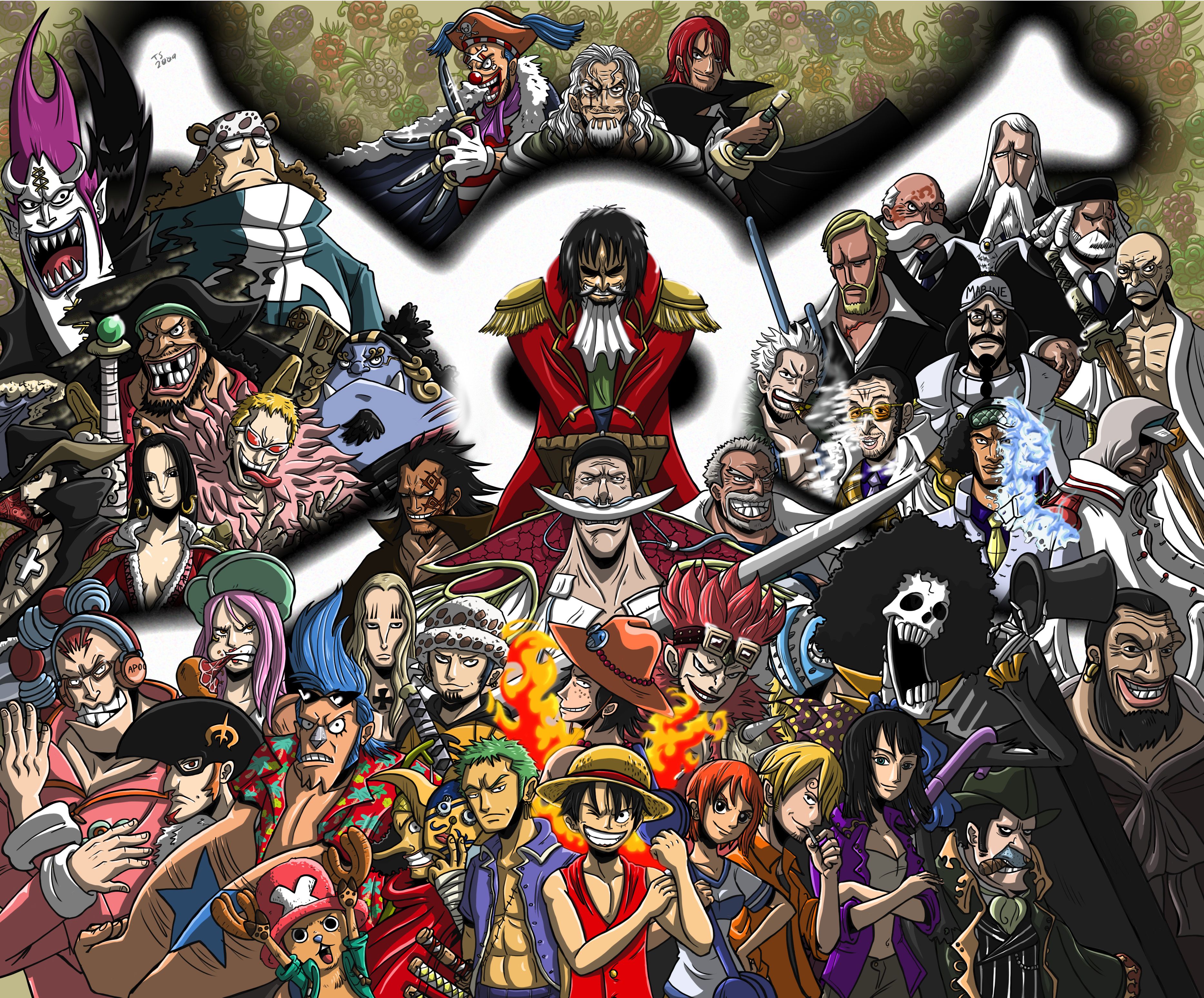 Personaggi One Piece collage, 1920x1080 1080p, PC
