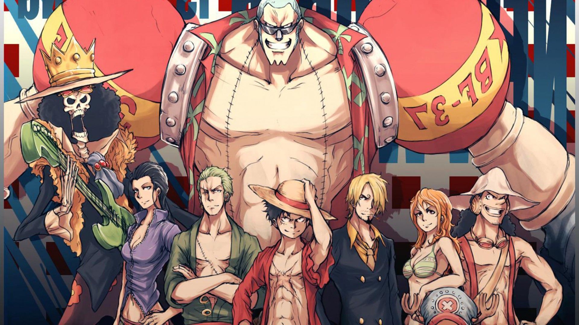 Personaggi One Piece gruppo, 1920x1080 Full HD 1080p, Laptop