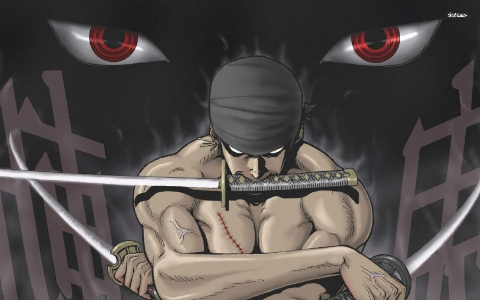Roronoa Zoro con katana, One Piece, 1680x1050 HD Ready, Desktop