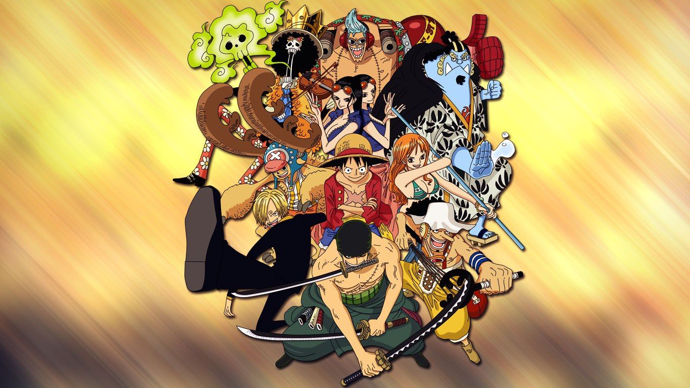 One Piece personaggi collage, 1920x1080 Full HD 1080p, PC