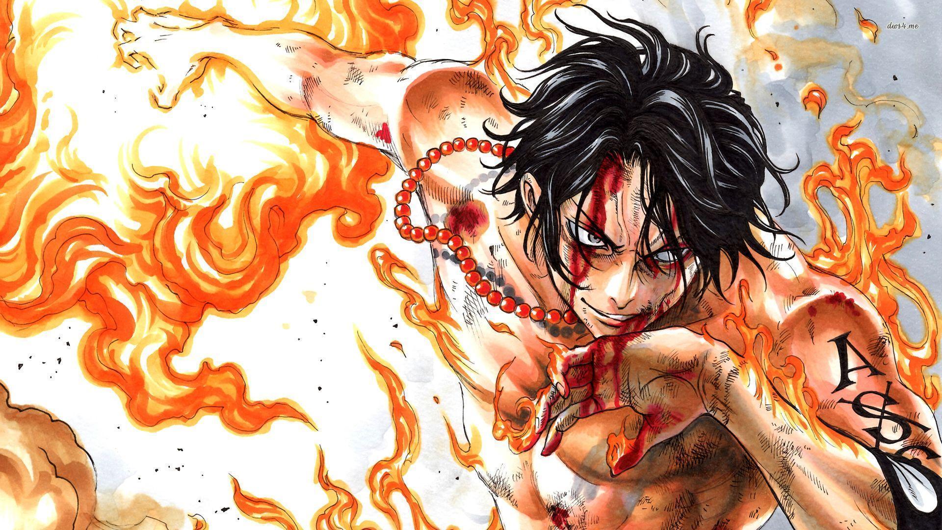 Portgas D. Ace fiamme, 1920x1080 1080p, Desktop