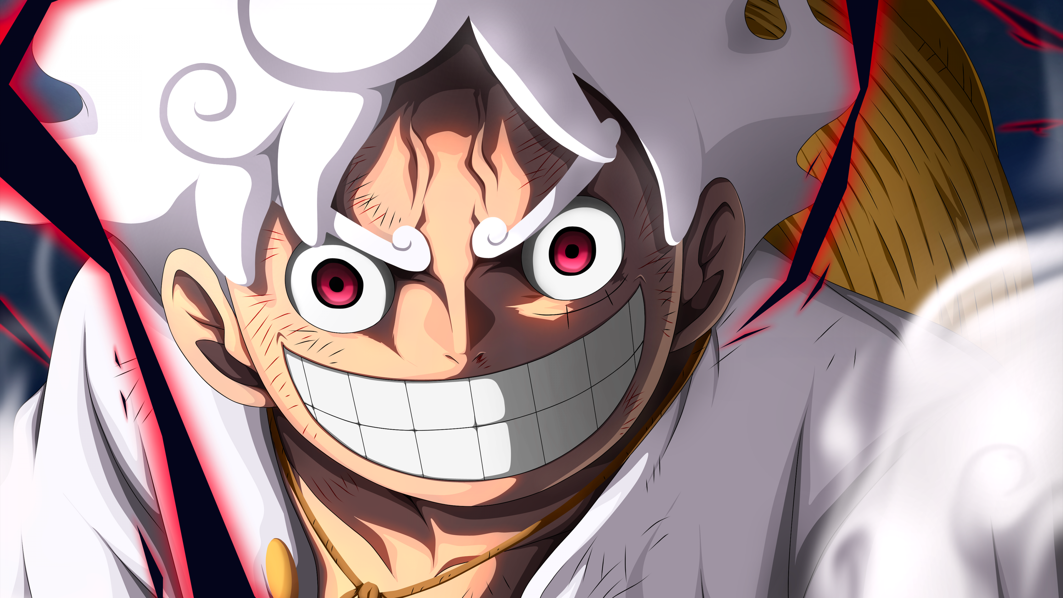 Luffy Gear 5 One Piece, 4480x2520 4K, Desktop 4K