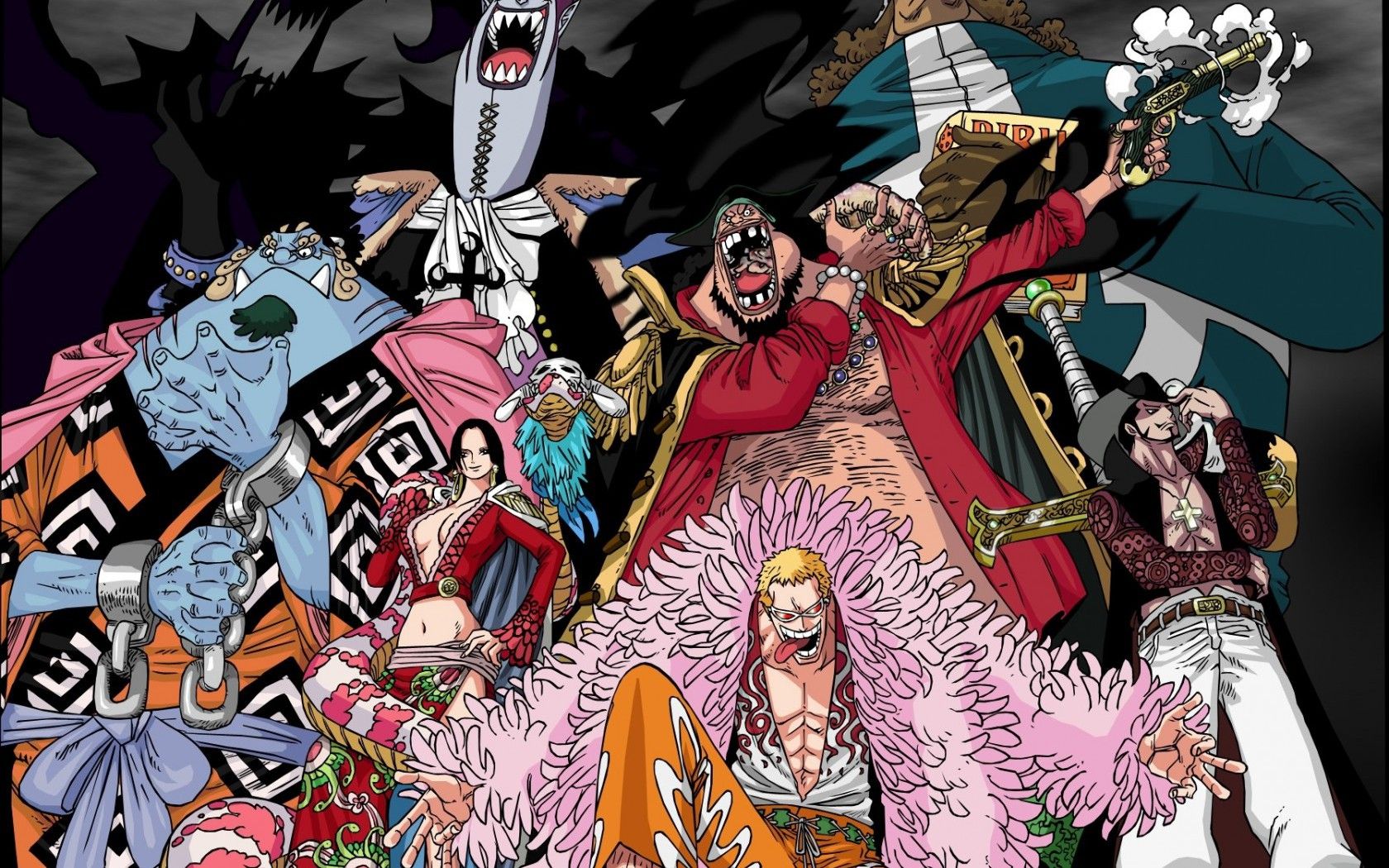 Shichibukai One Piece anime, anime pirati, 1680x1050 HD Ready, PC