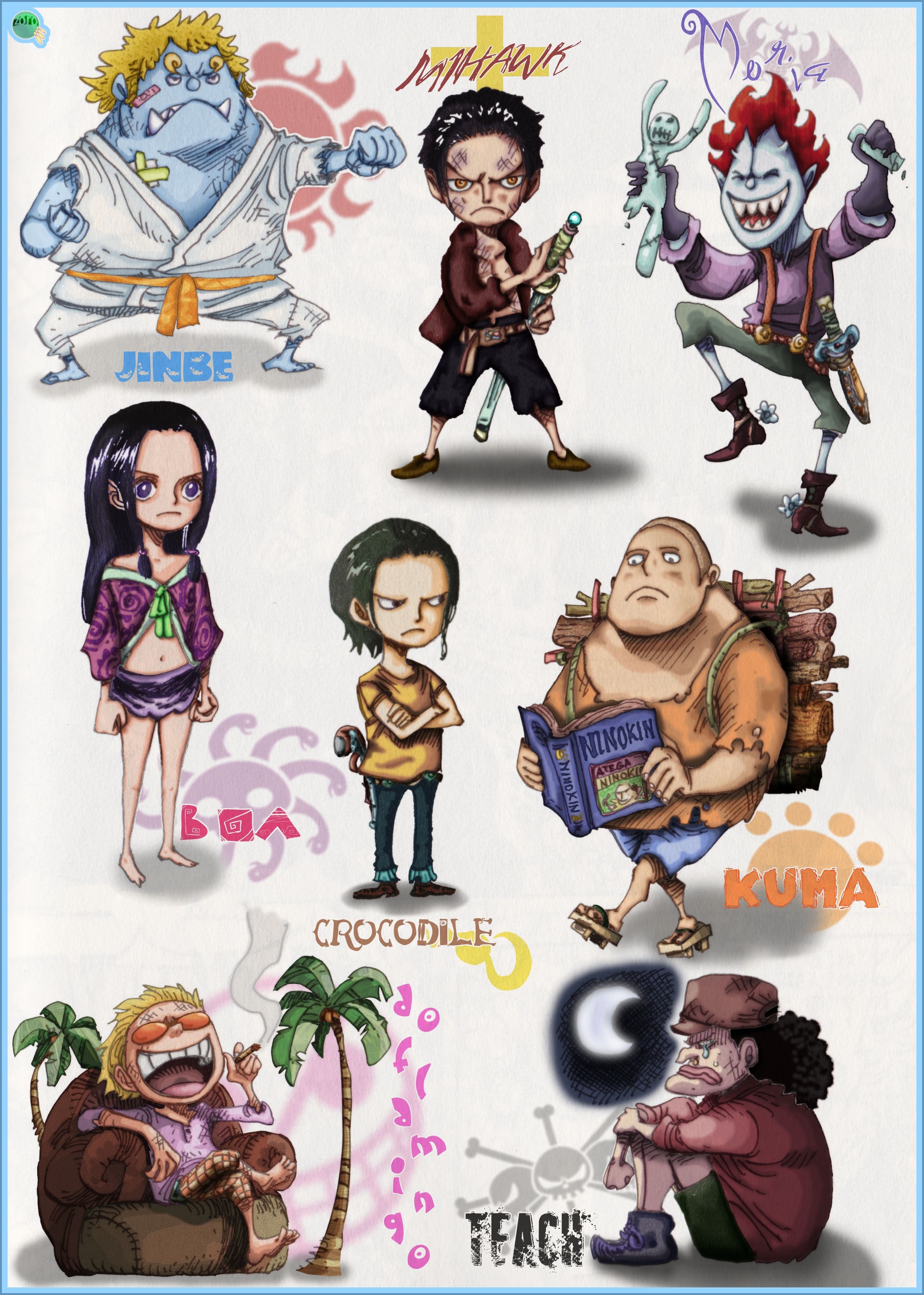 Personaggi One Piece gruppo Kuma, 1920x1200 Full HD+ WUXGA, Laptop