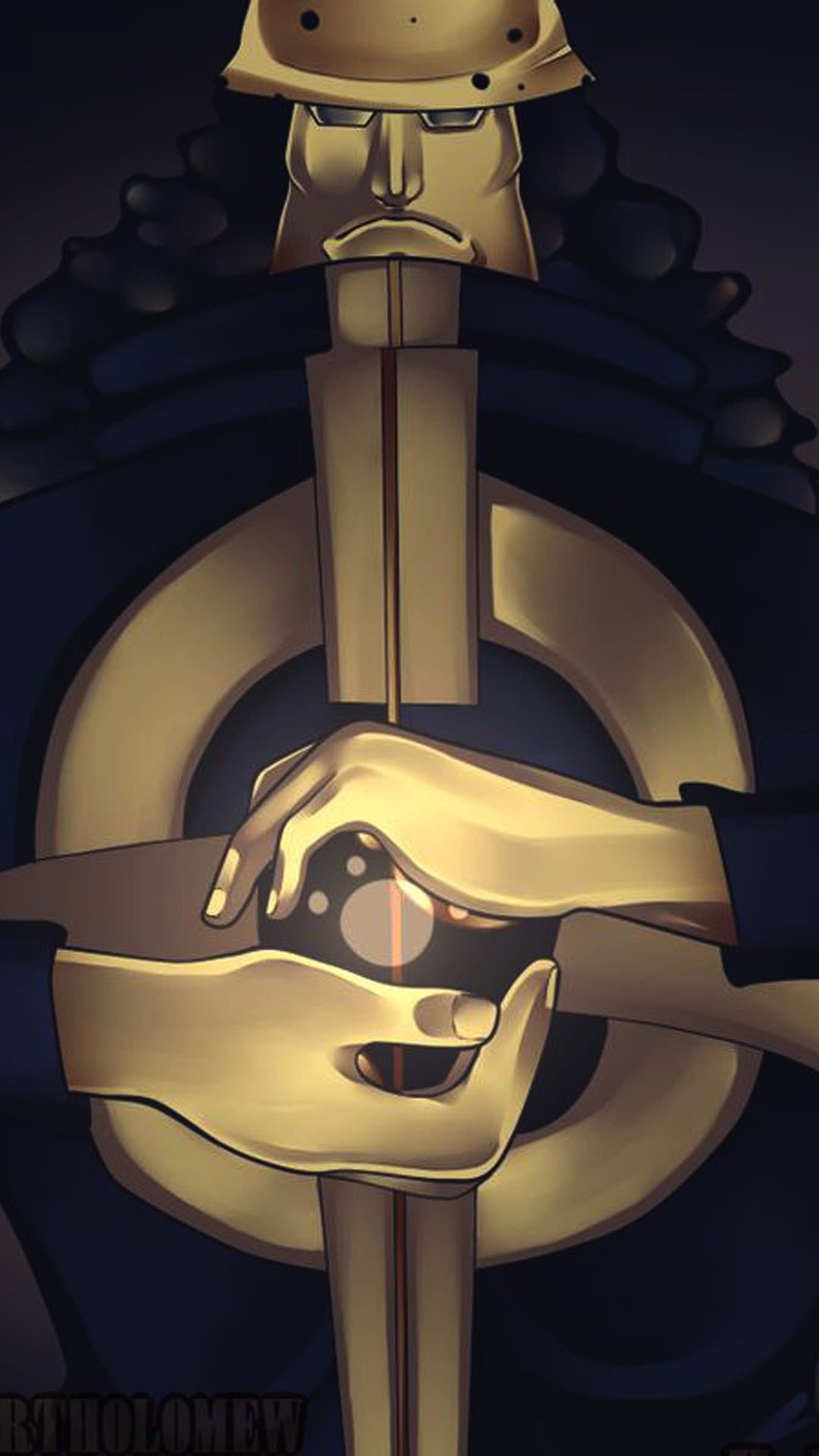 Kuma One Piece spada dorata, 1080x1920 Verticale, Samsung Galaxy