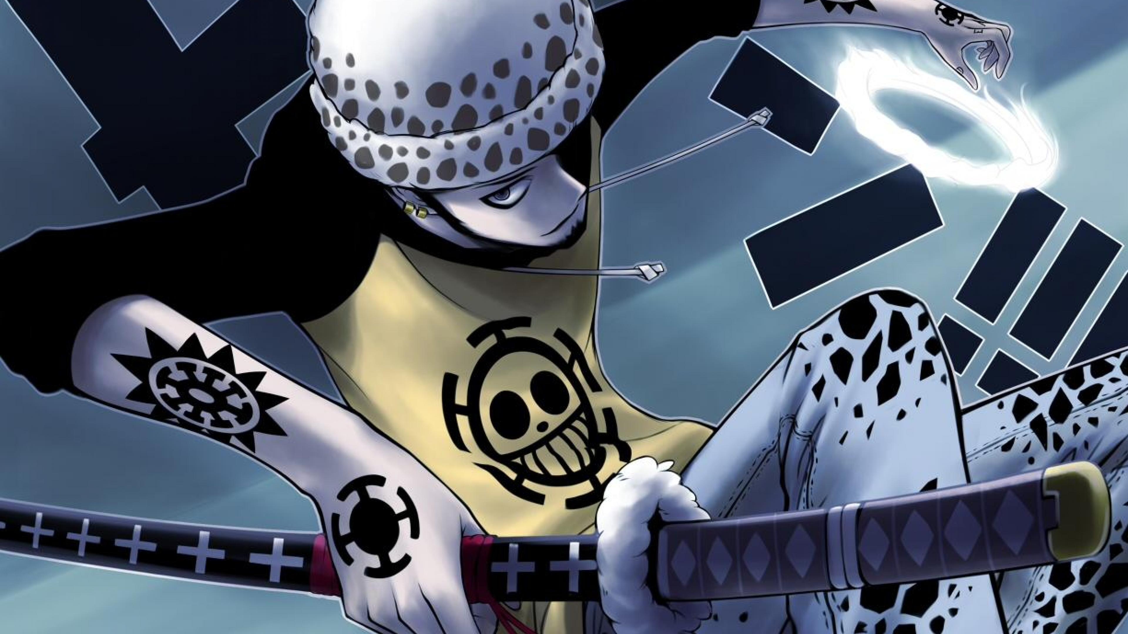 Trafalgar Law One Piece, 3840x2160 4K, Desktop 4K