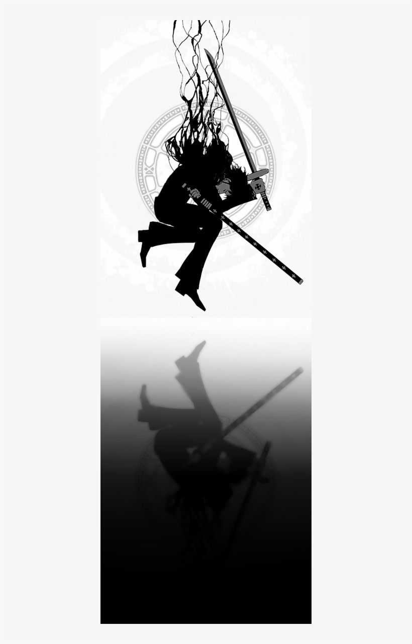 Trafalgar Law silhouette con spada, 820x1280 Full HD Verticale, Google Pixel