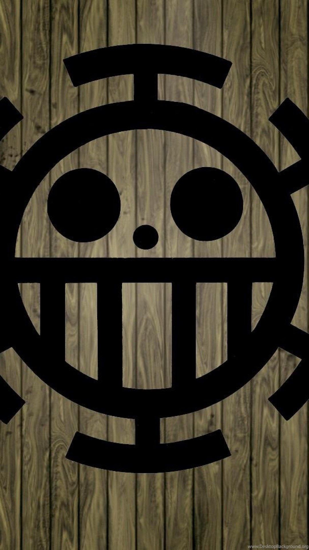Jolly Roger Heart Pirates Law, 1080x1920 Verticale, Mobile
