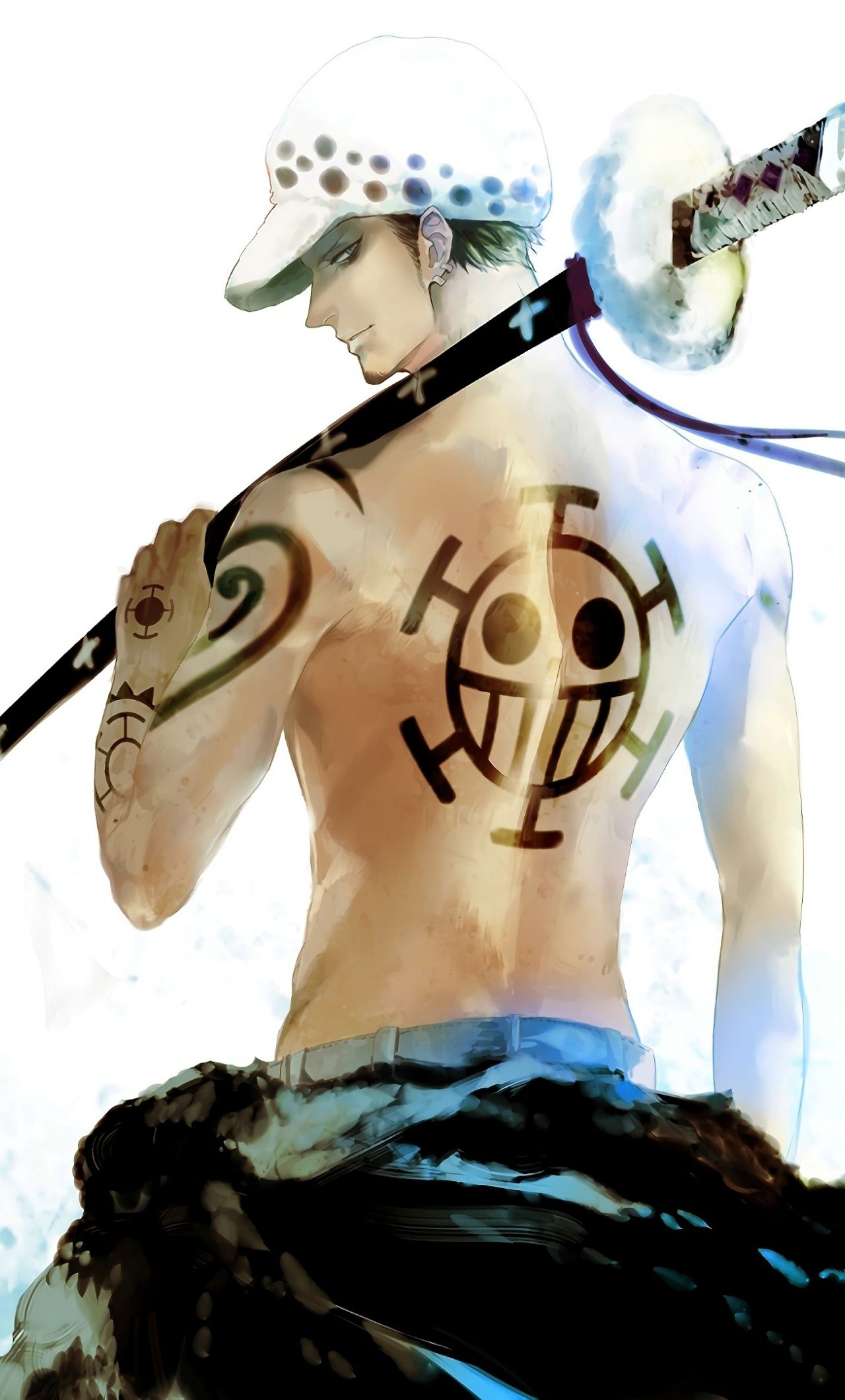 Trafalgar Law One Piece, 1280x2120 Full HD Verticale, Smartphone
