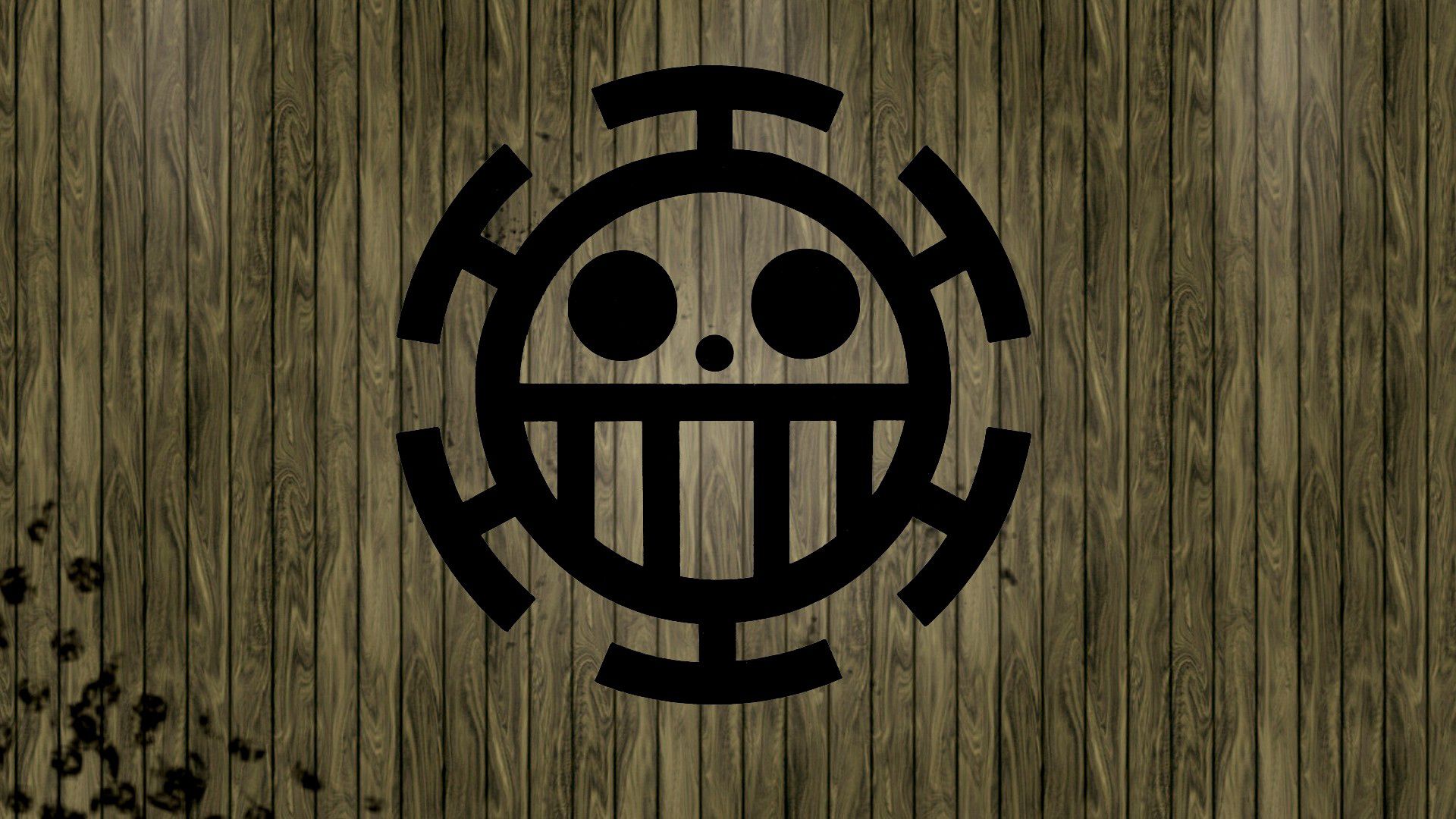 Simbolo Trafalgar Law legno, 1920x1080 1080p, Laptop