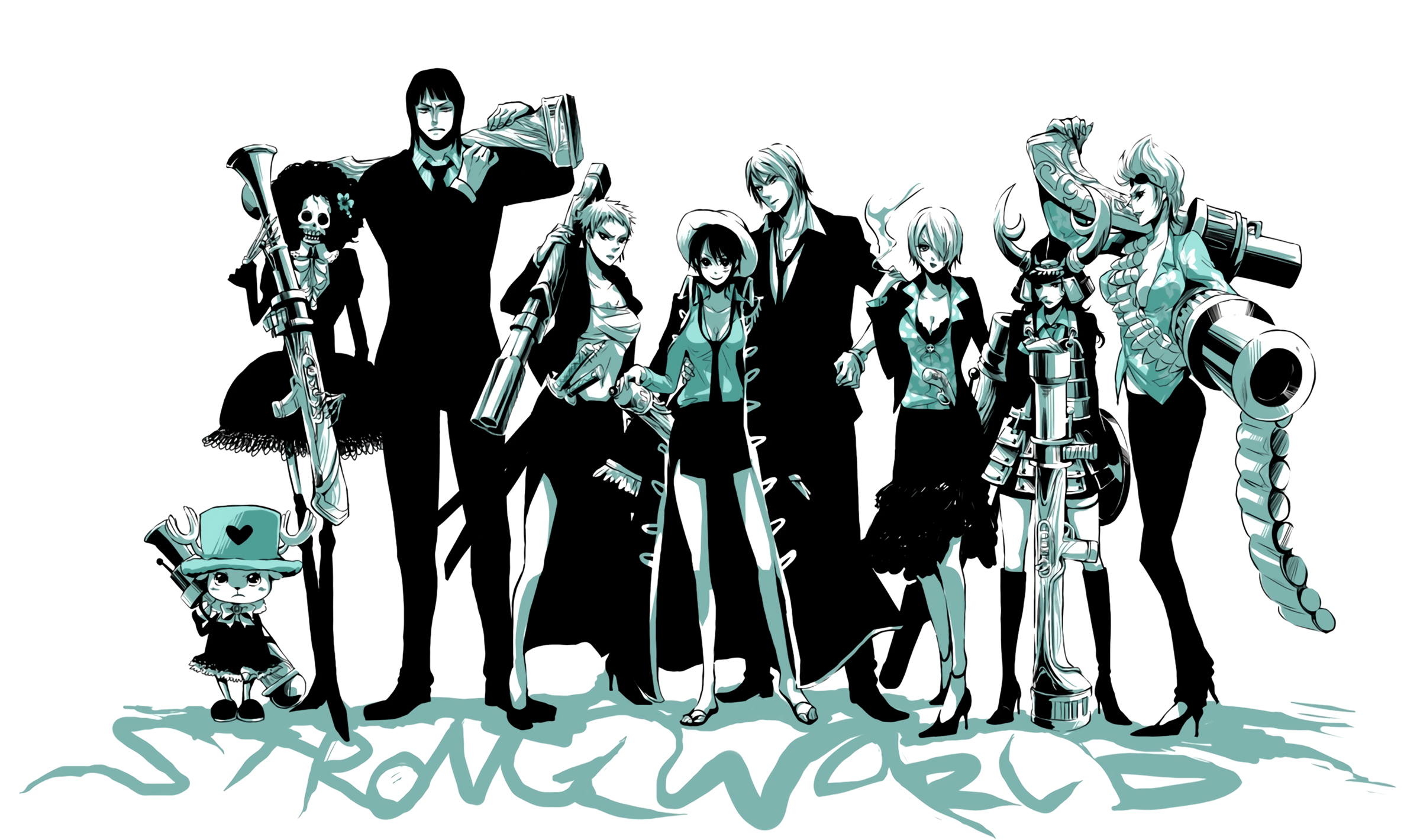 One Piece equipaggio Strong World, 2400x1420 Hi-Res, PC