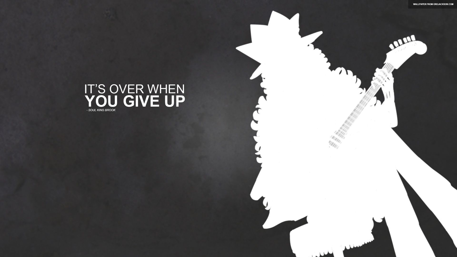 Brook One Piece silhouette nera, 1920x1080 Full HD, PC