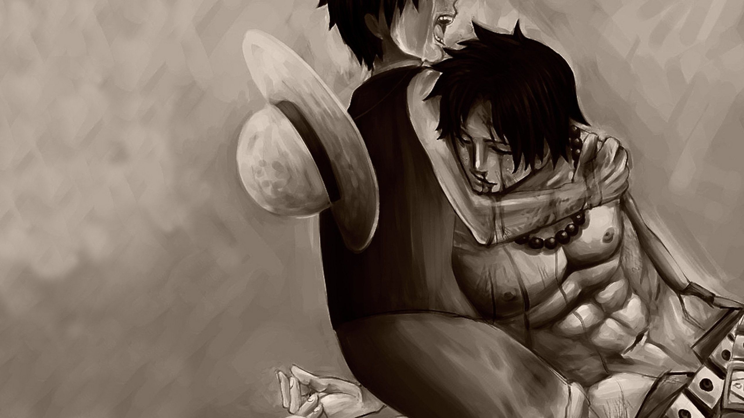 Luffy e Ace, One Piece, 2560x1440 2K QHD, Monitor Gaming