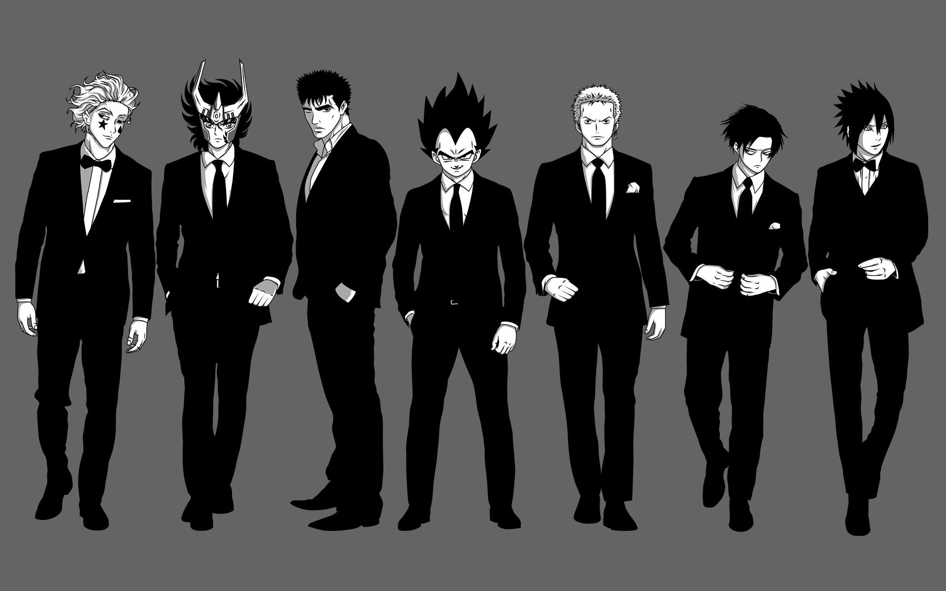 One Piece personaggi in completo, 1920x1200 Full HD+, Desktop