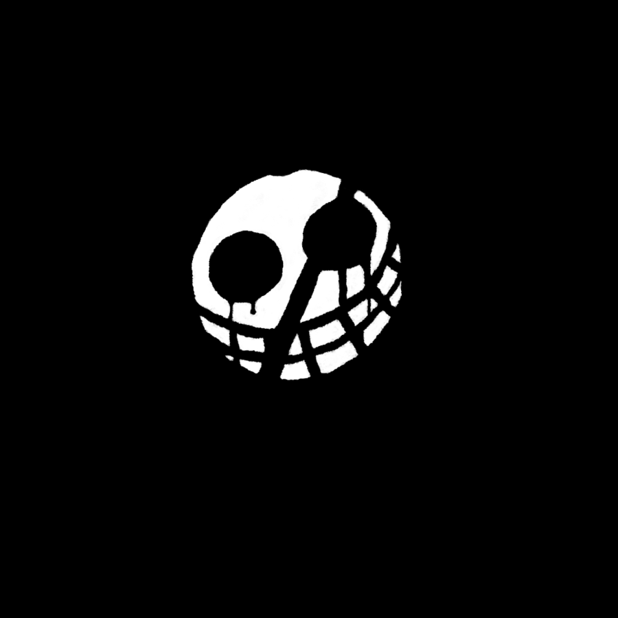 Teschio Law One Piece nero, 900x900 HD, PC
