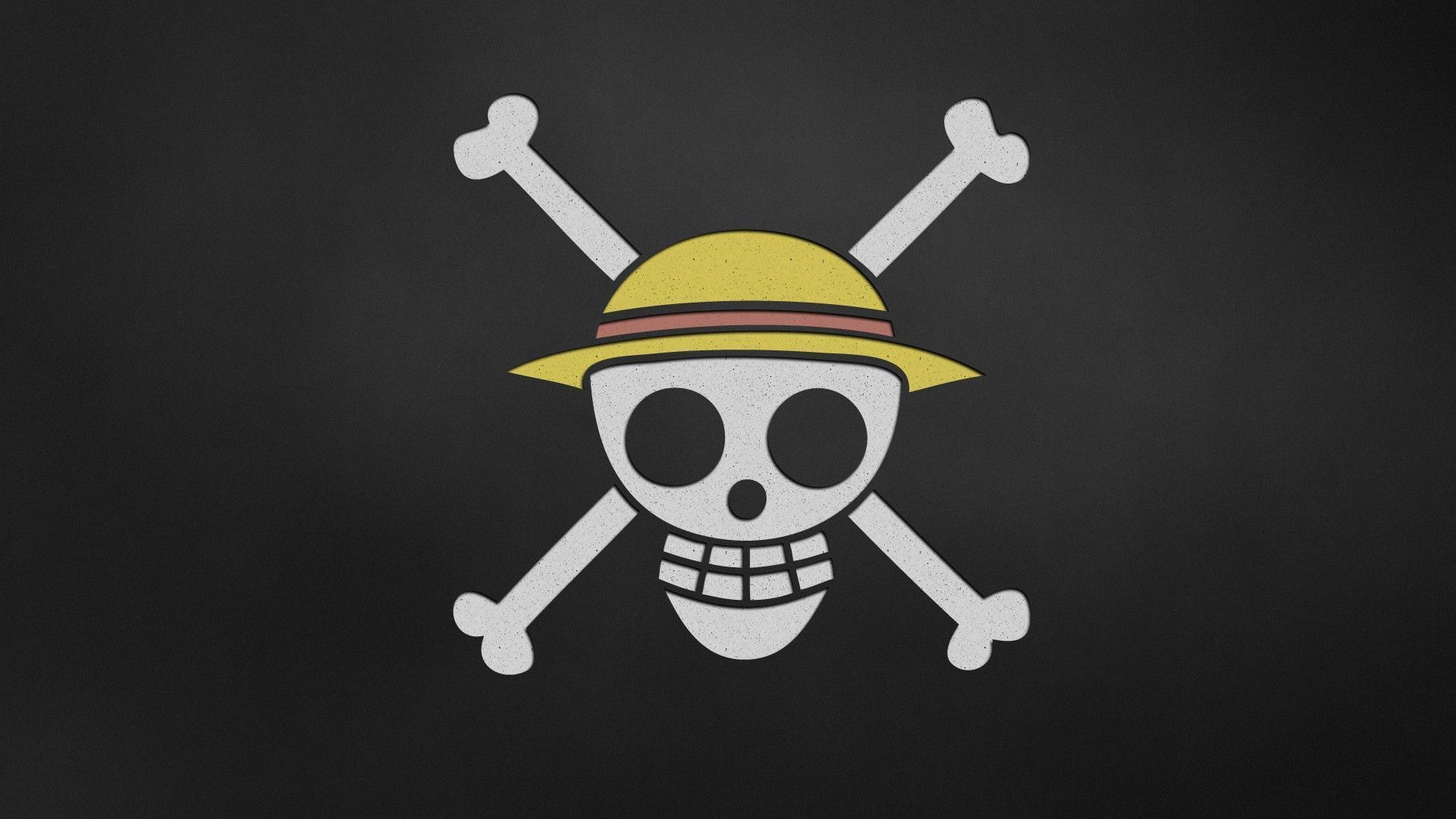 Bandiera pirata One Piece nera, 1920x1080 Full HD 1080p, PC