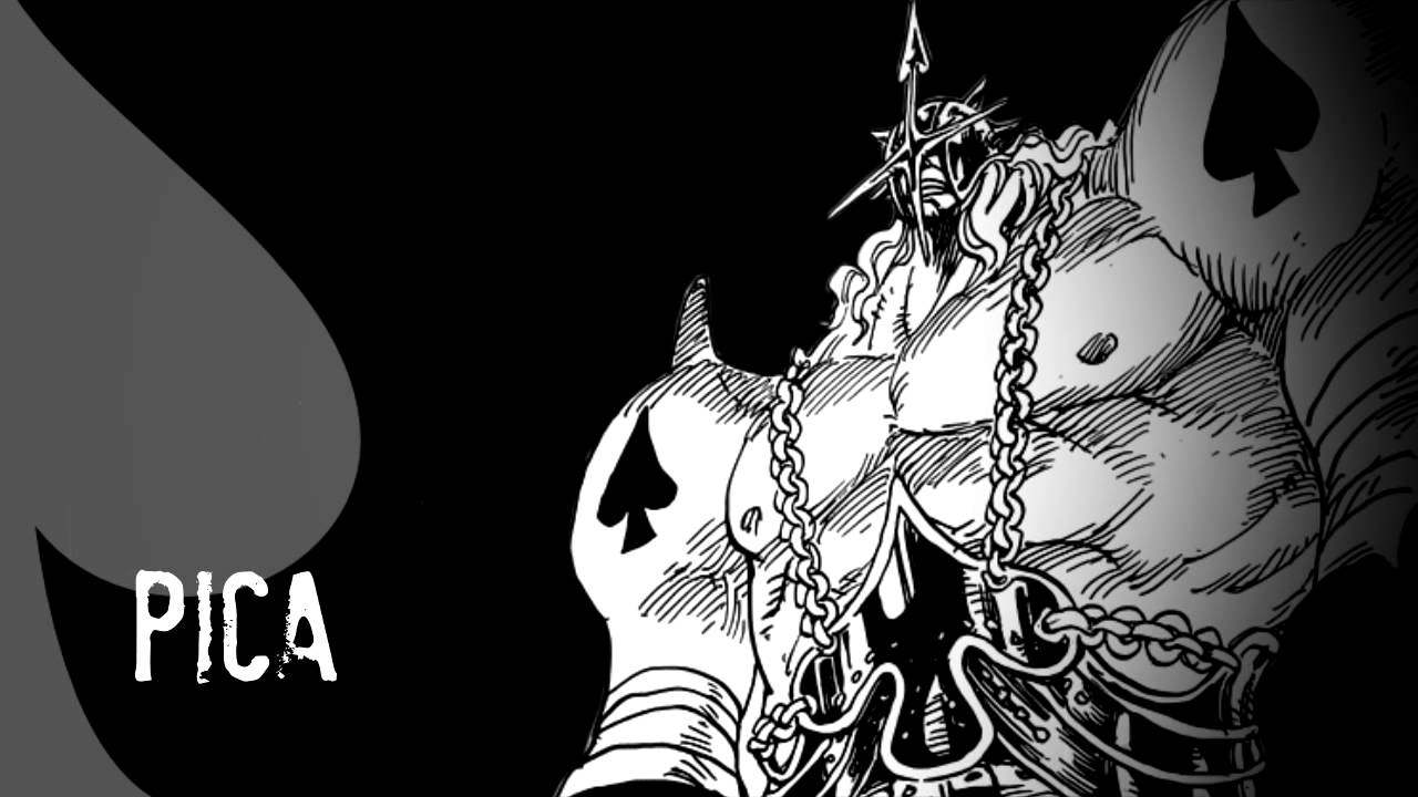 Pica One Piece bianco e nero, 1280x720 720p, PC
