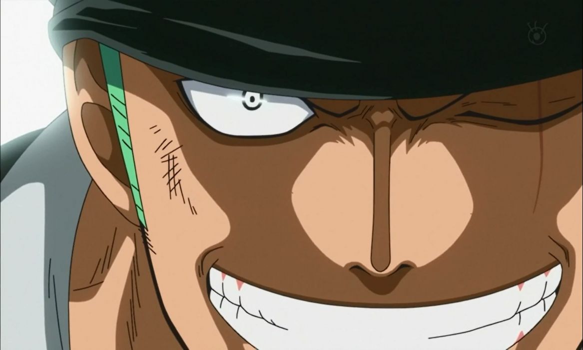 Zoro primo piano ghigno, 1167x700 HD, Desktop